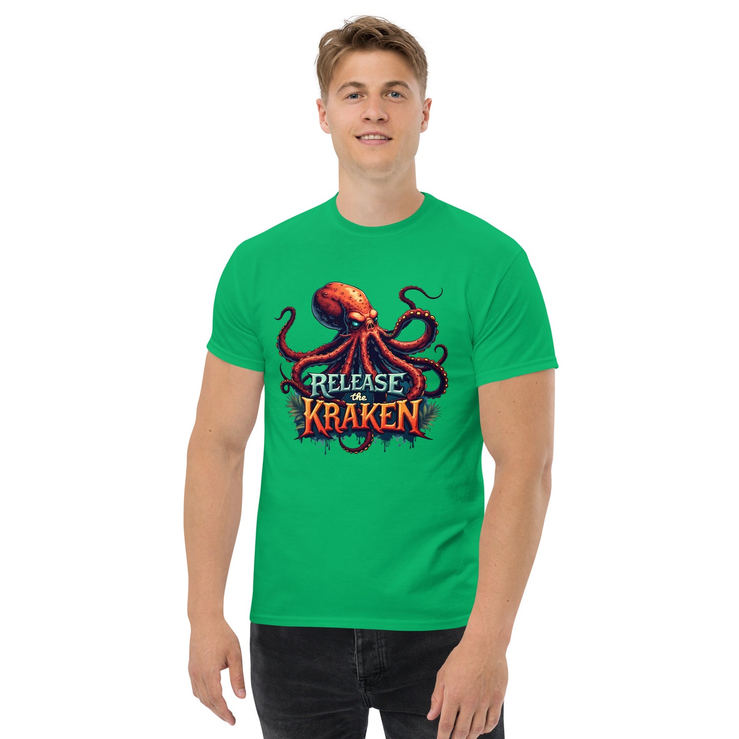 Men's released a Kraken classic tee