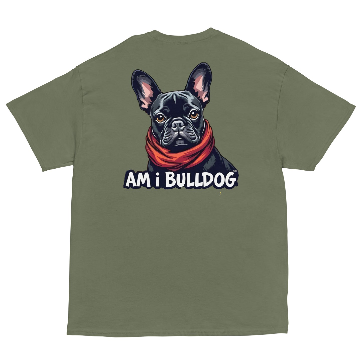 Women's twin print pug French bulldog classic tee