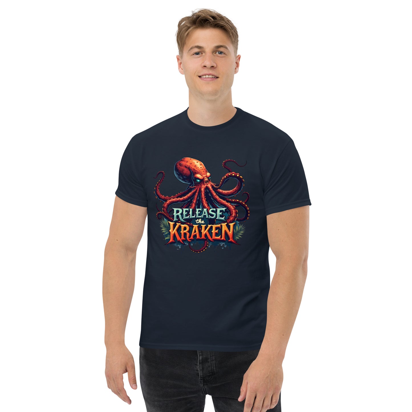 Men's released a Kraken classic tee
