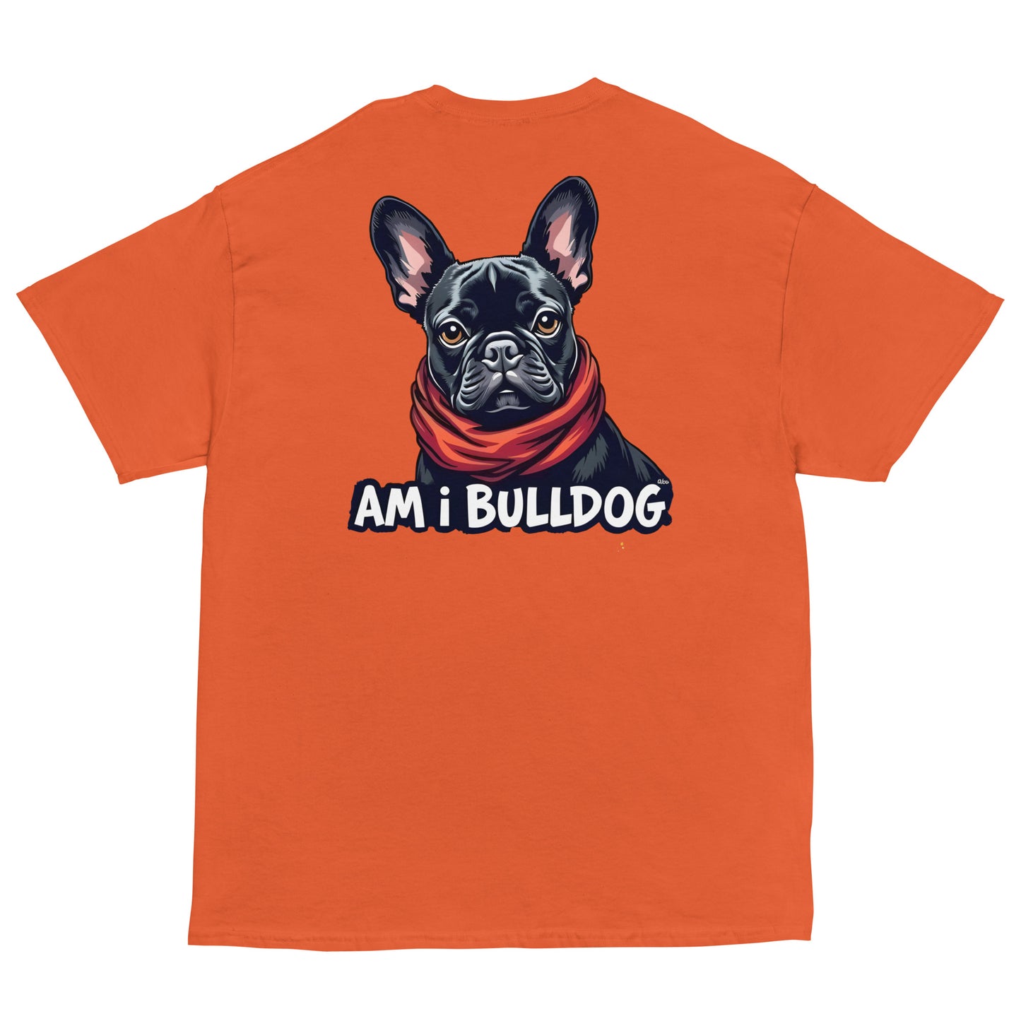 Women's twin print pug French bulldog classic tee