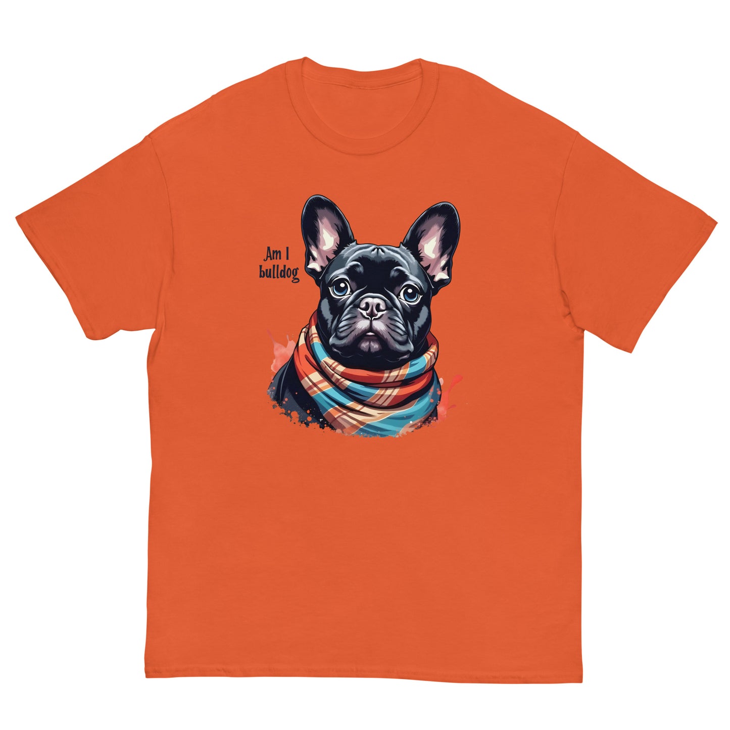 Women's twin print pug French bulldog classic tee