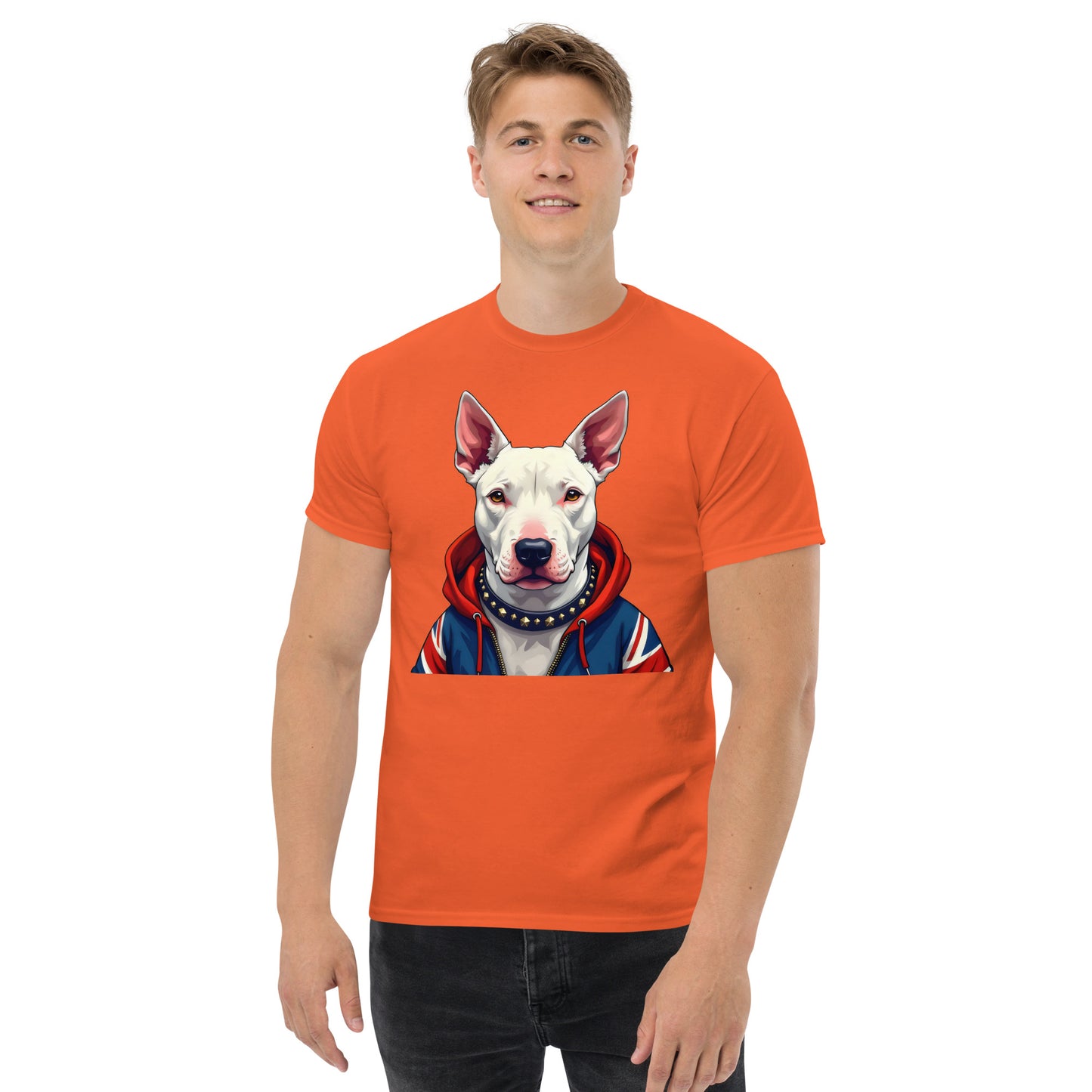 Unisex What English bull terrier union Jack Hoodie classic tee