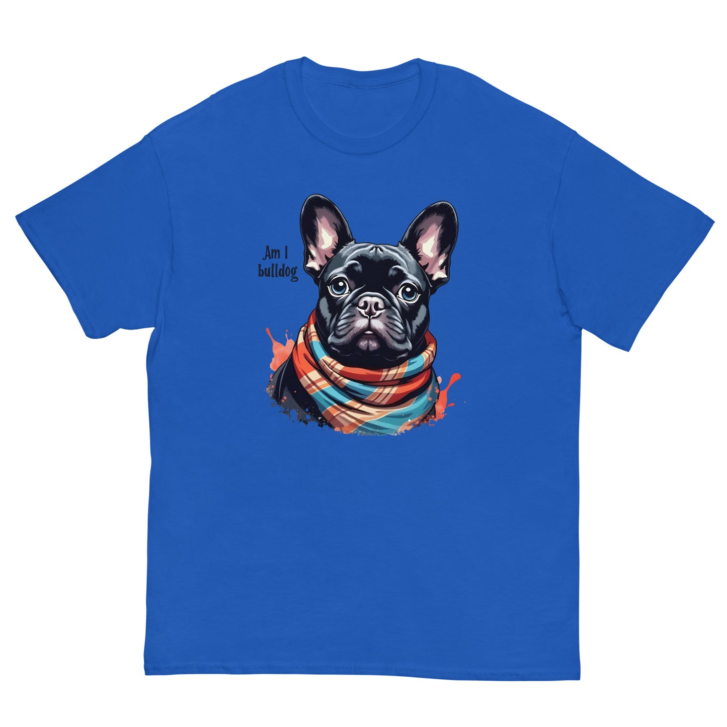 Women's twin print pug French bulldog classic tee