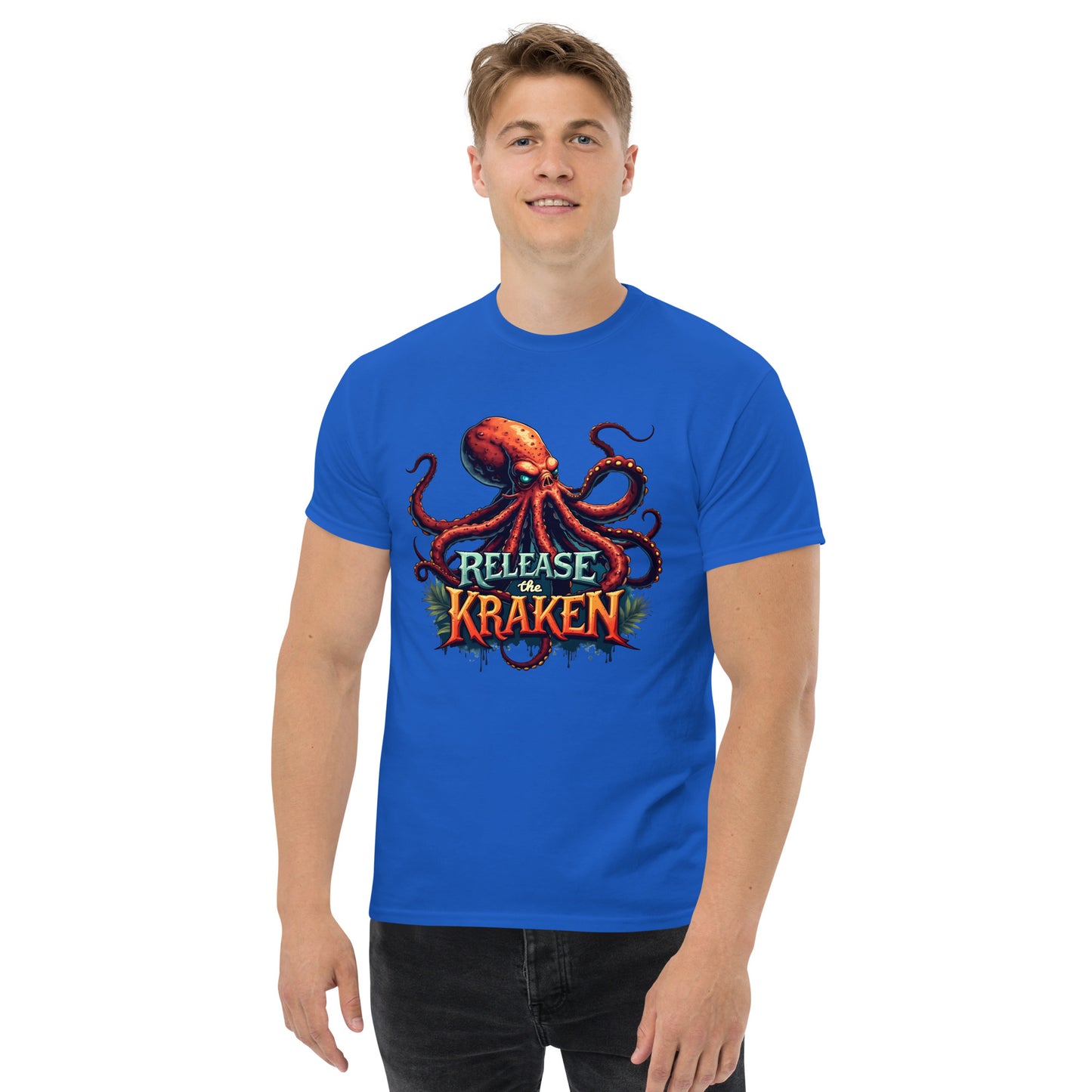 Men's released a Kraken classic tee