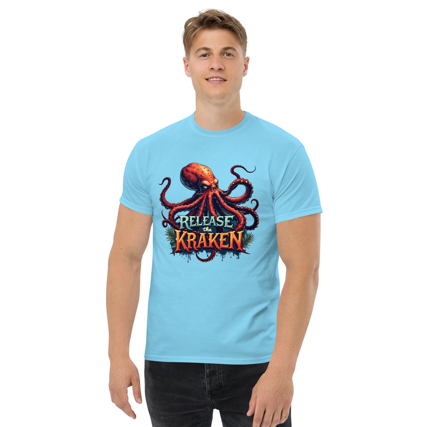 Men's released a Kraken classic tee