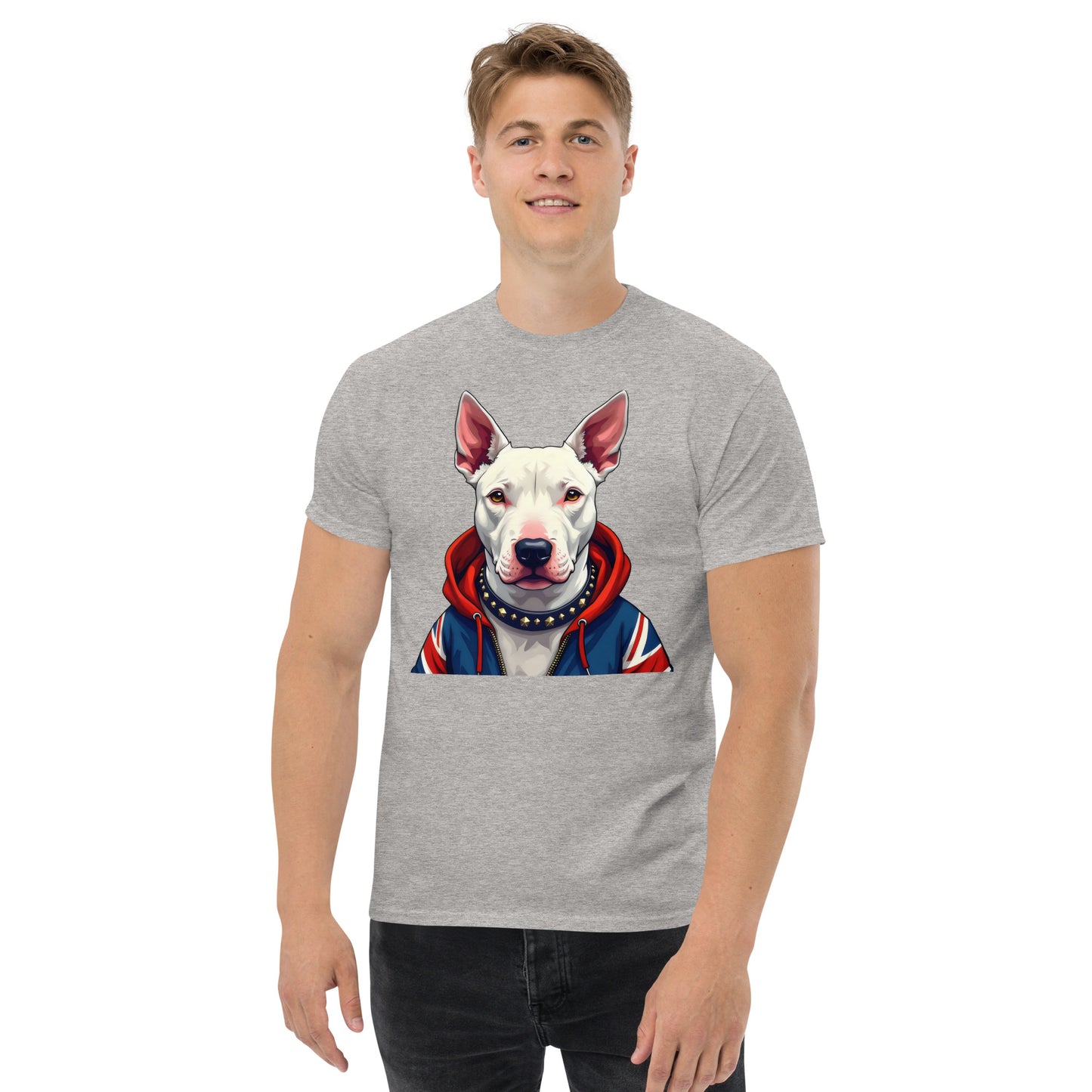 Unisex What English bull terrier union Jack Hoodie classic tee