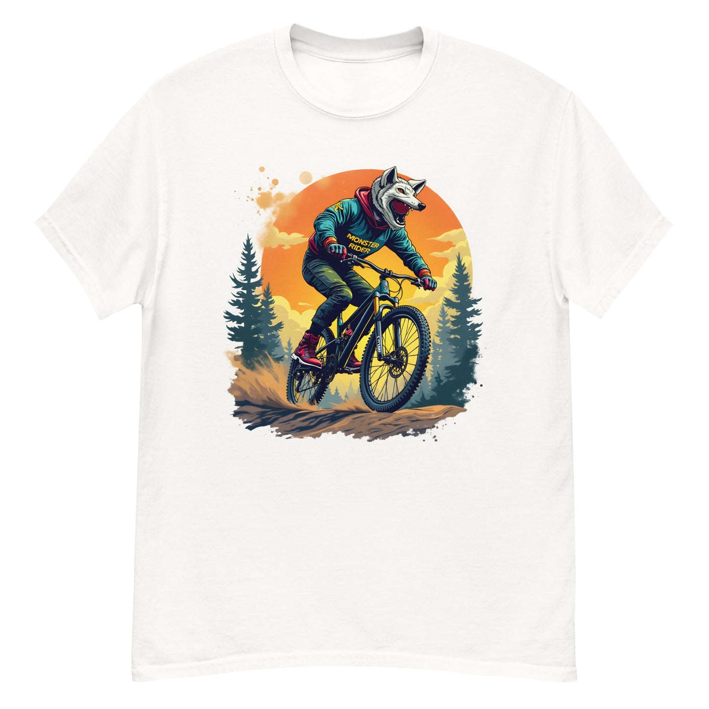 Men's foxy rider cartoon classic tee