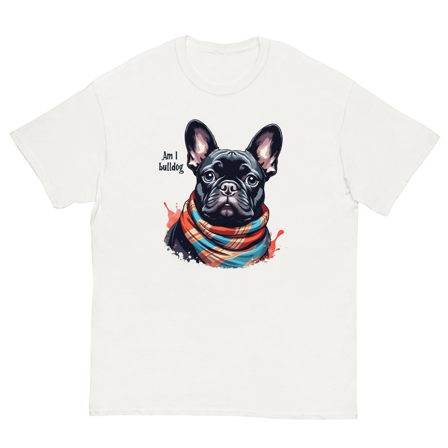 Women's twin print pug French bulldog classic tee