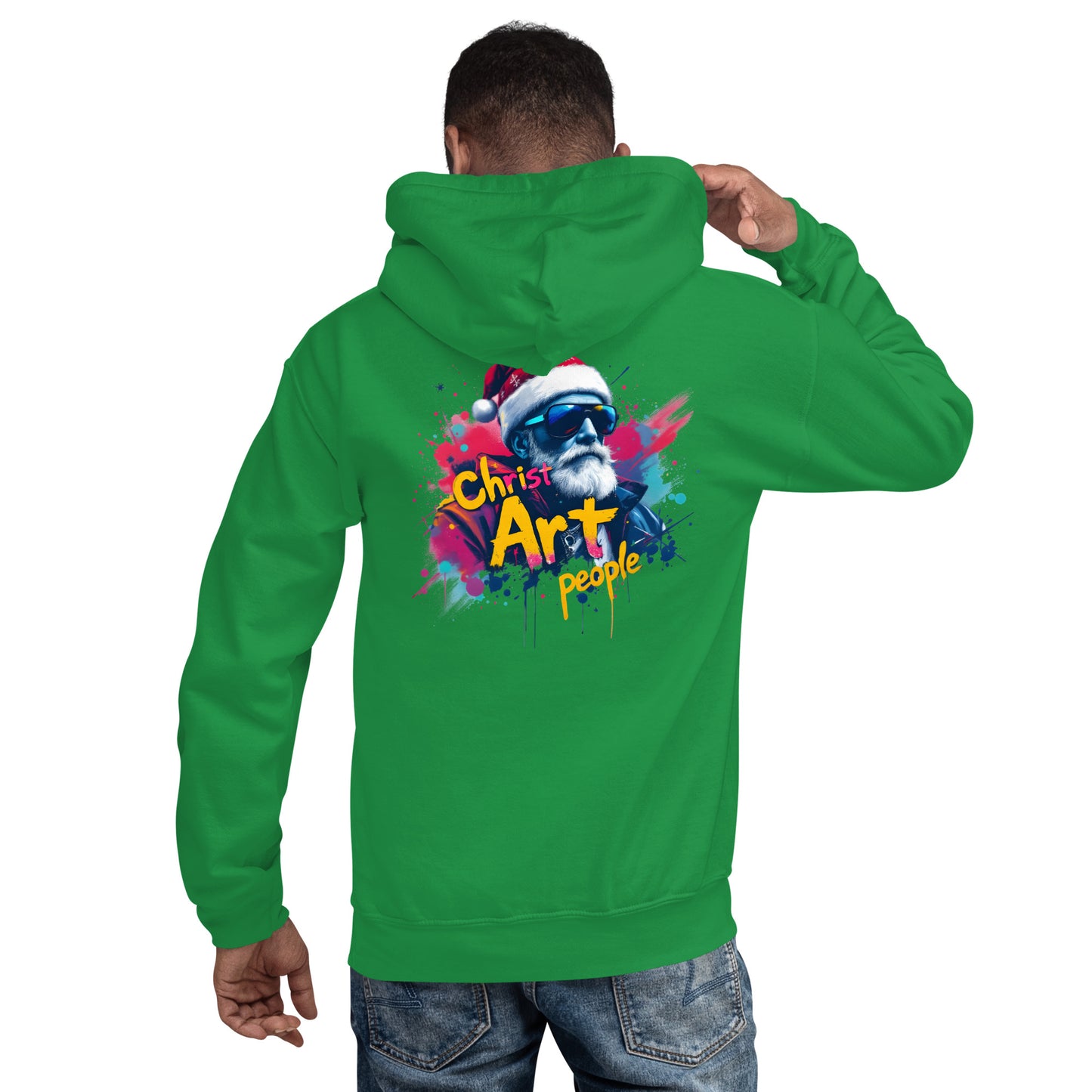 Unisex christ art people Hoodie