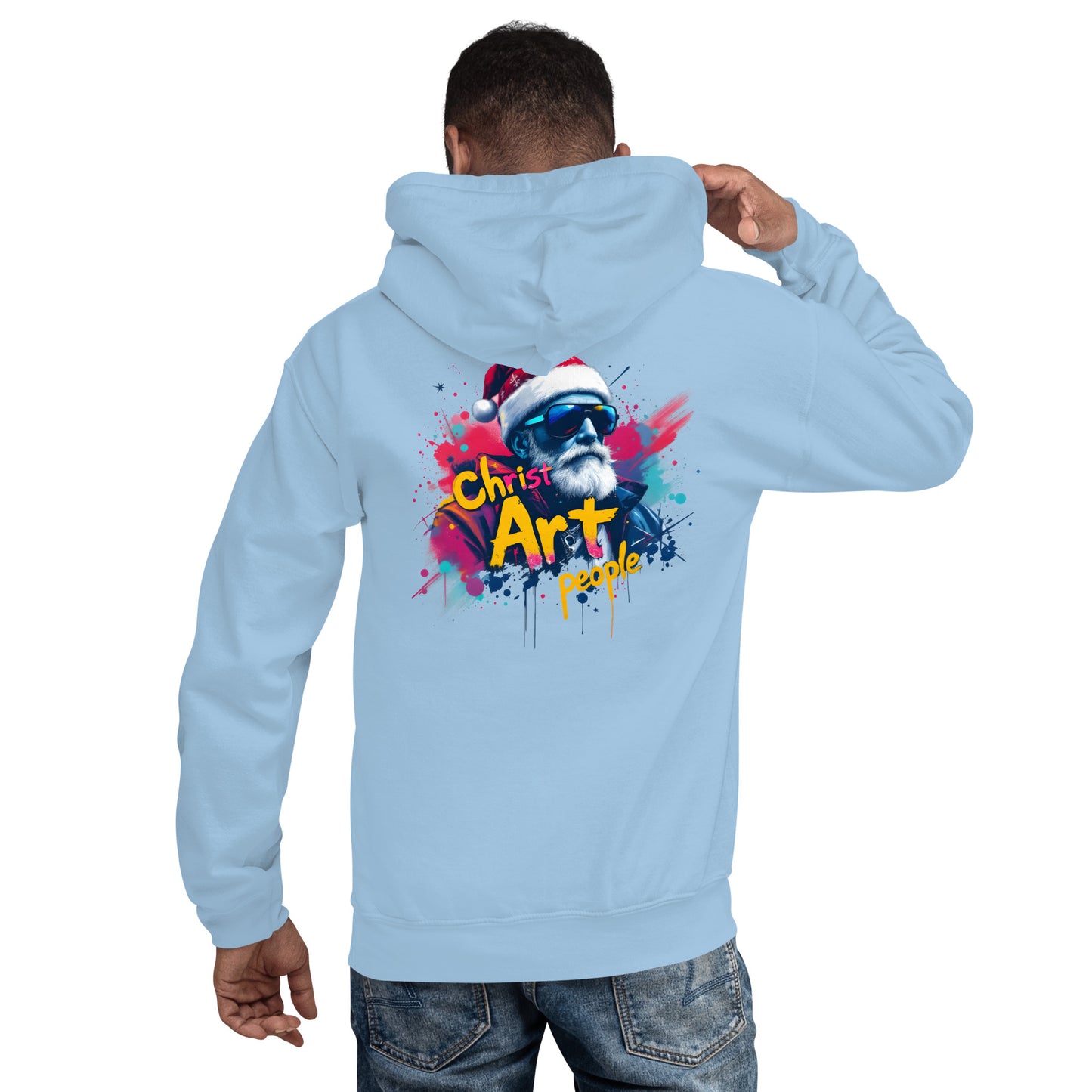 Unisex christ art people Hoodie