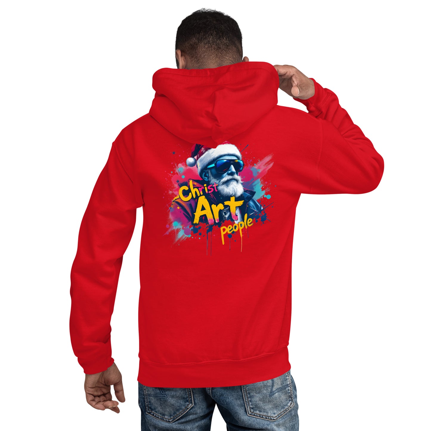 Unisex christ art people Hoodie