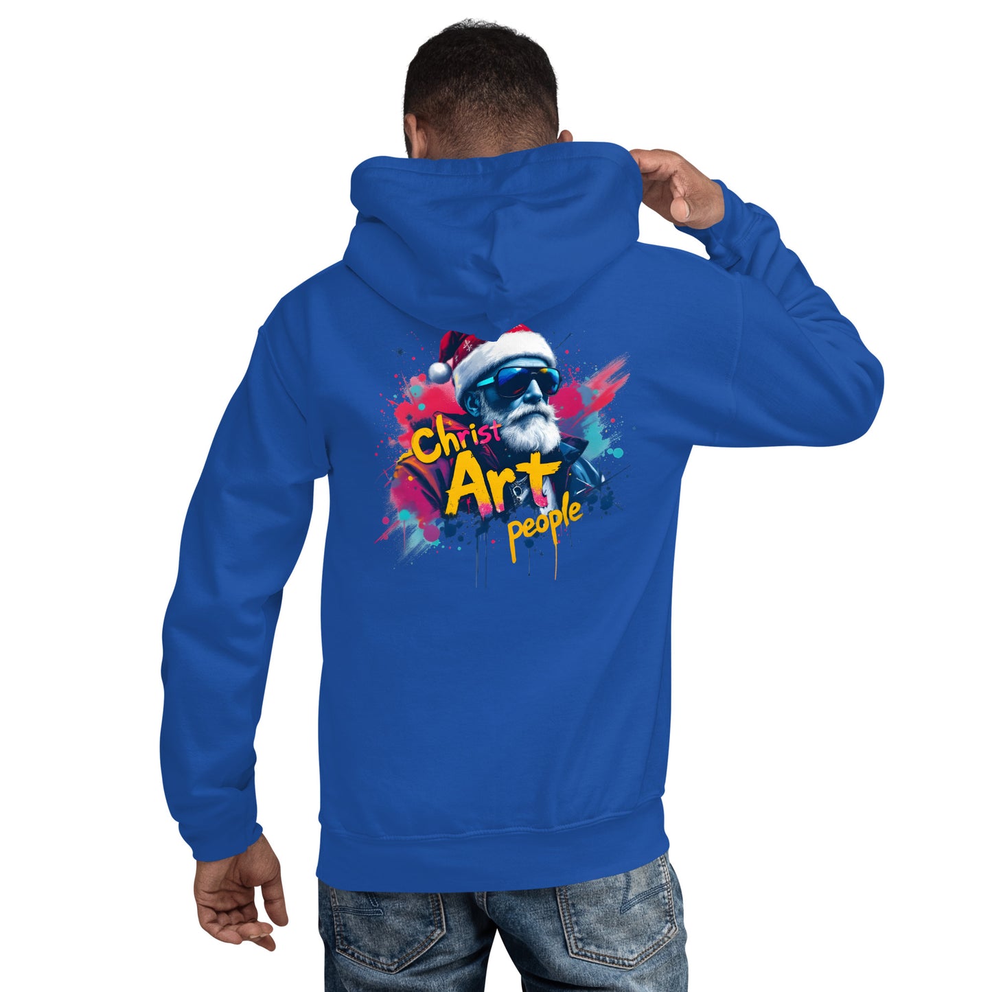 Unisex christ art people Hoodie