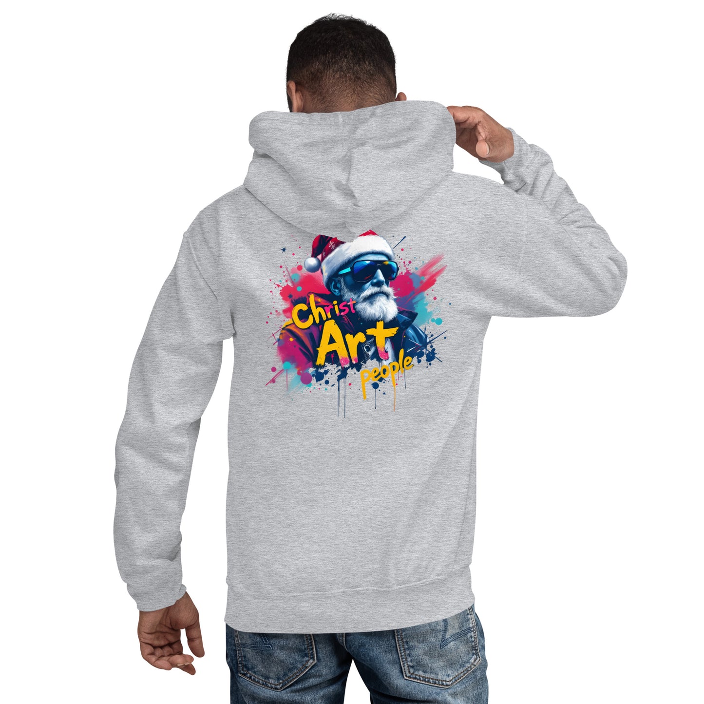 Unisex christ art people Hoodie