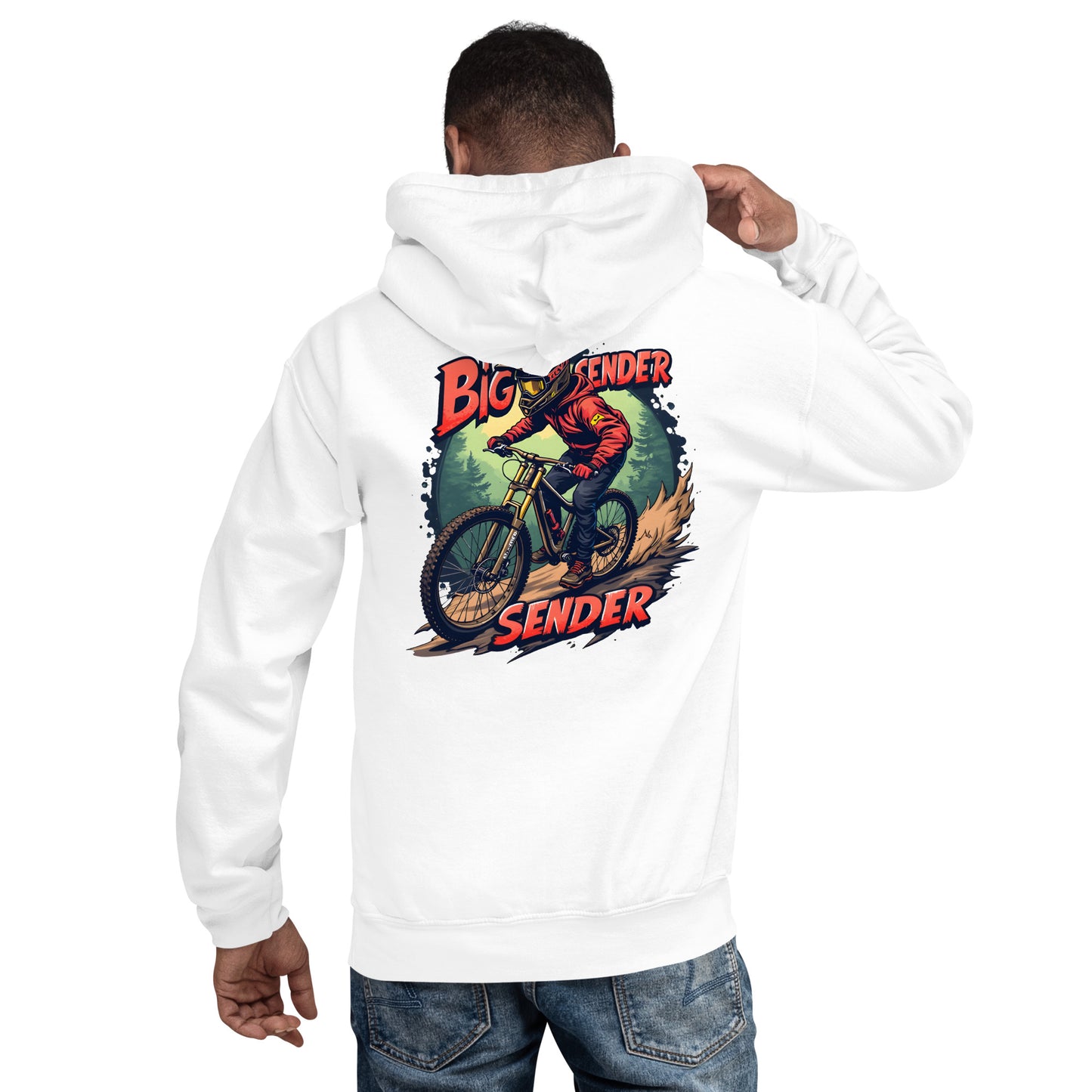 Unisex big sender Hoodie