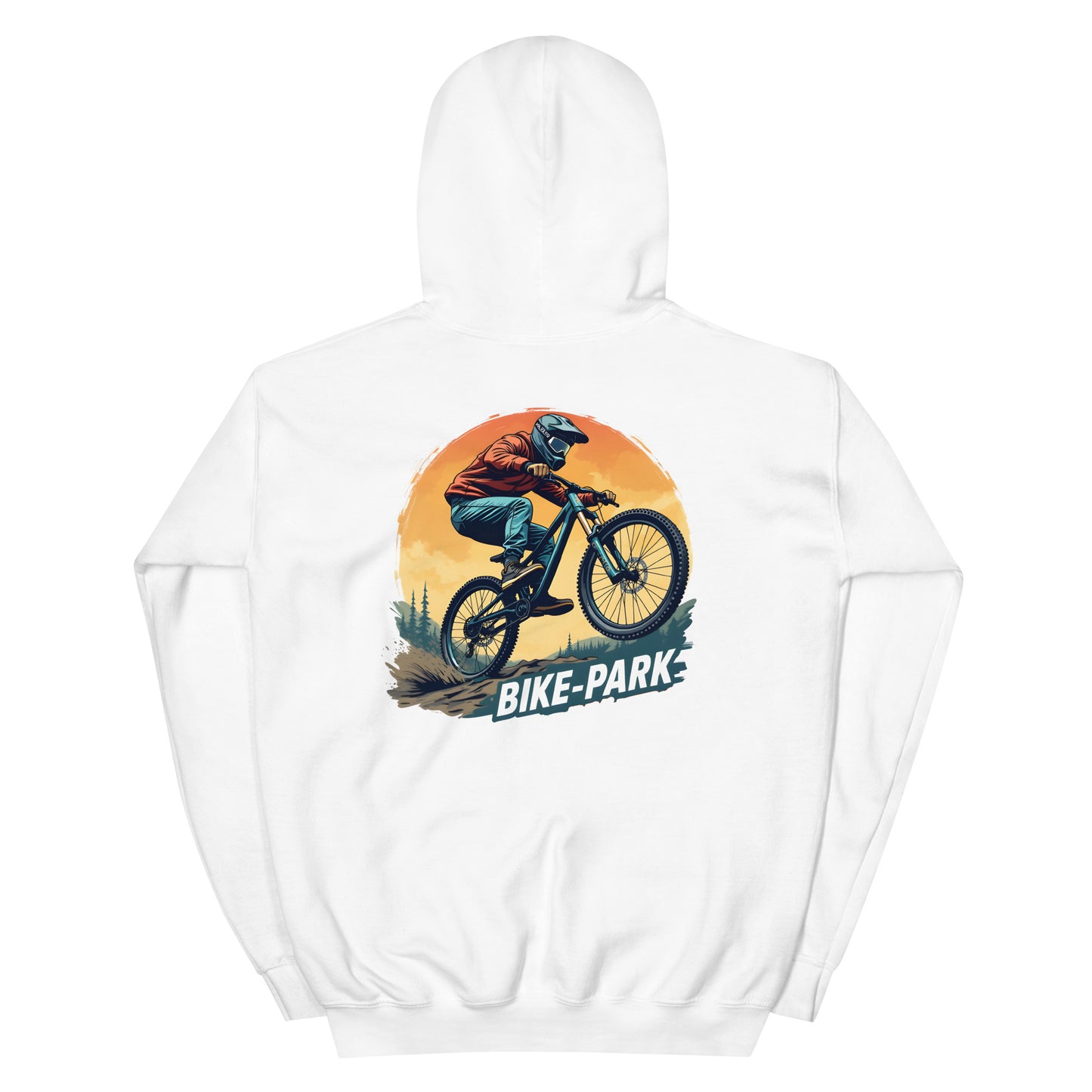 Unisex men's bike Park Rider classic Hoodie