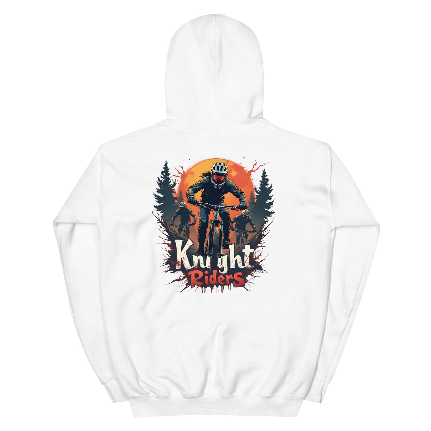 Men's Back print Knight riders Hoodie