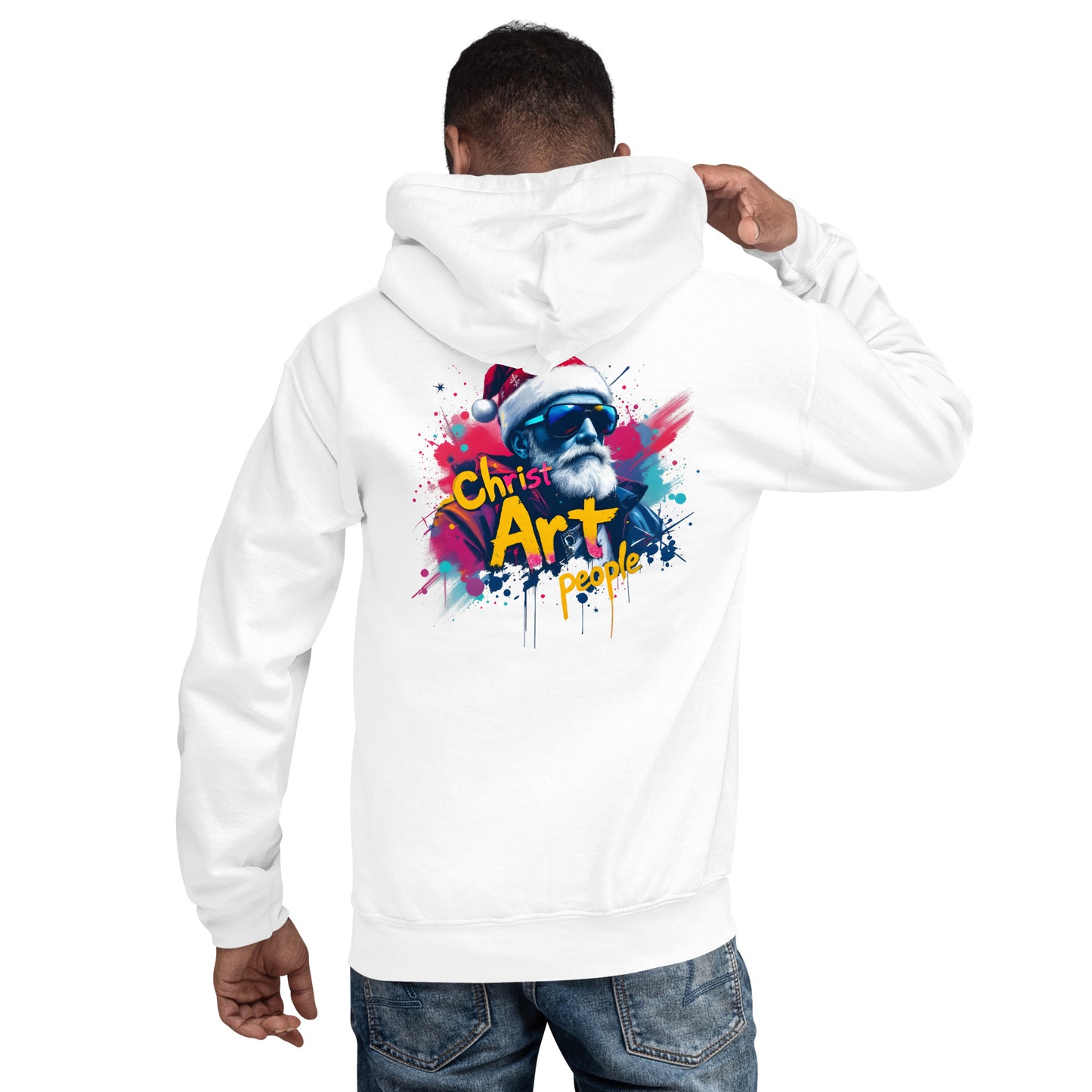 Unisex christ art people Hoodie