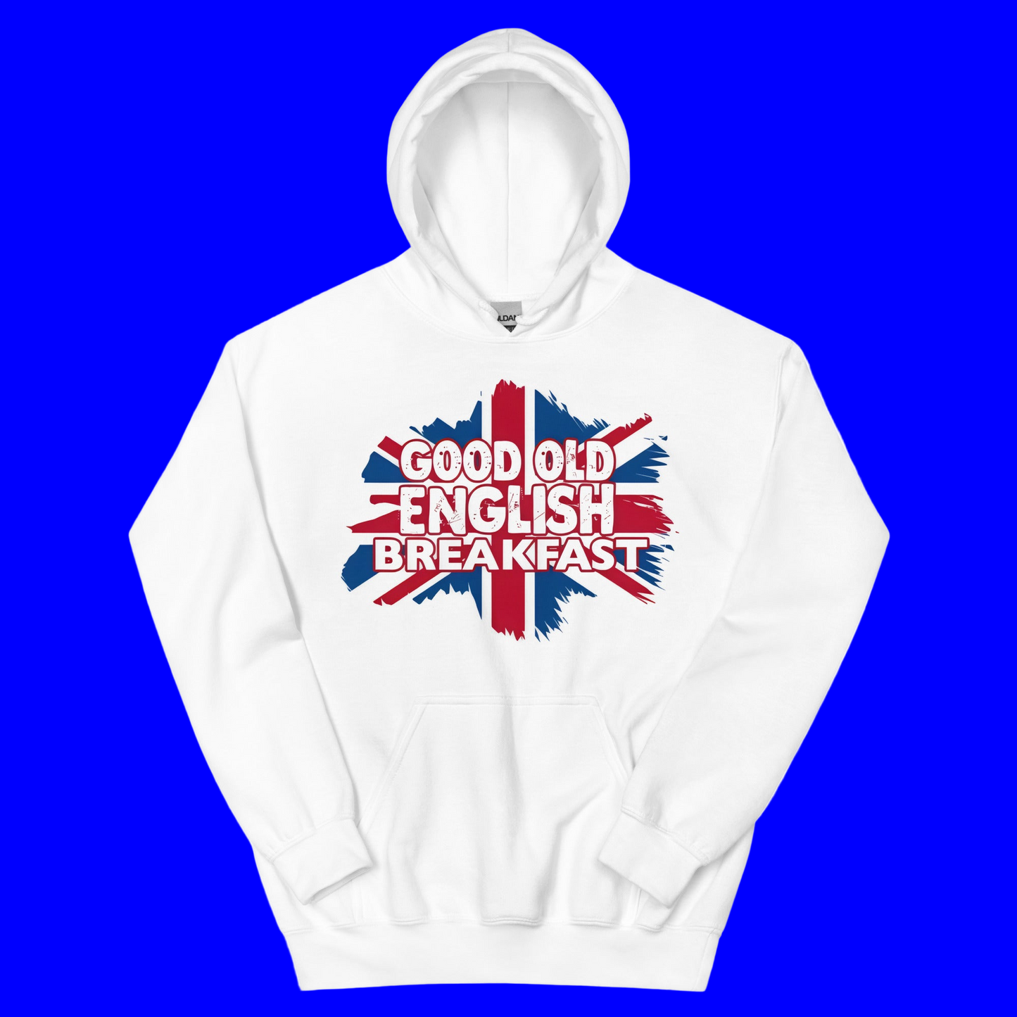 Unisex good old English breakfast union-Jack styled Hoodie