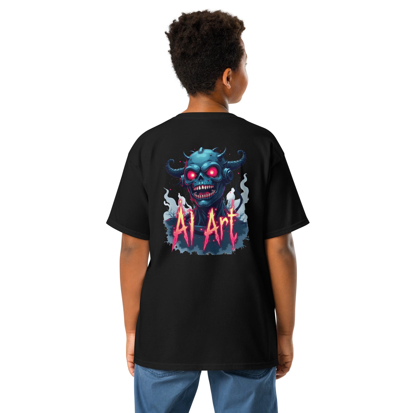 Youth Twin print AI Monster Arts series 2 classic tee