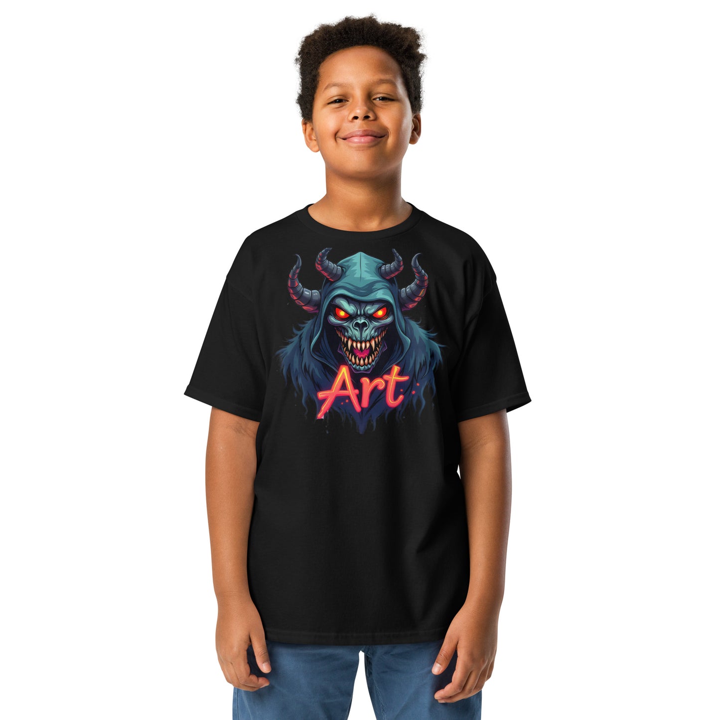 Youth Twin print AI Monster Arts series 2 classic tee