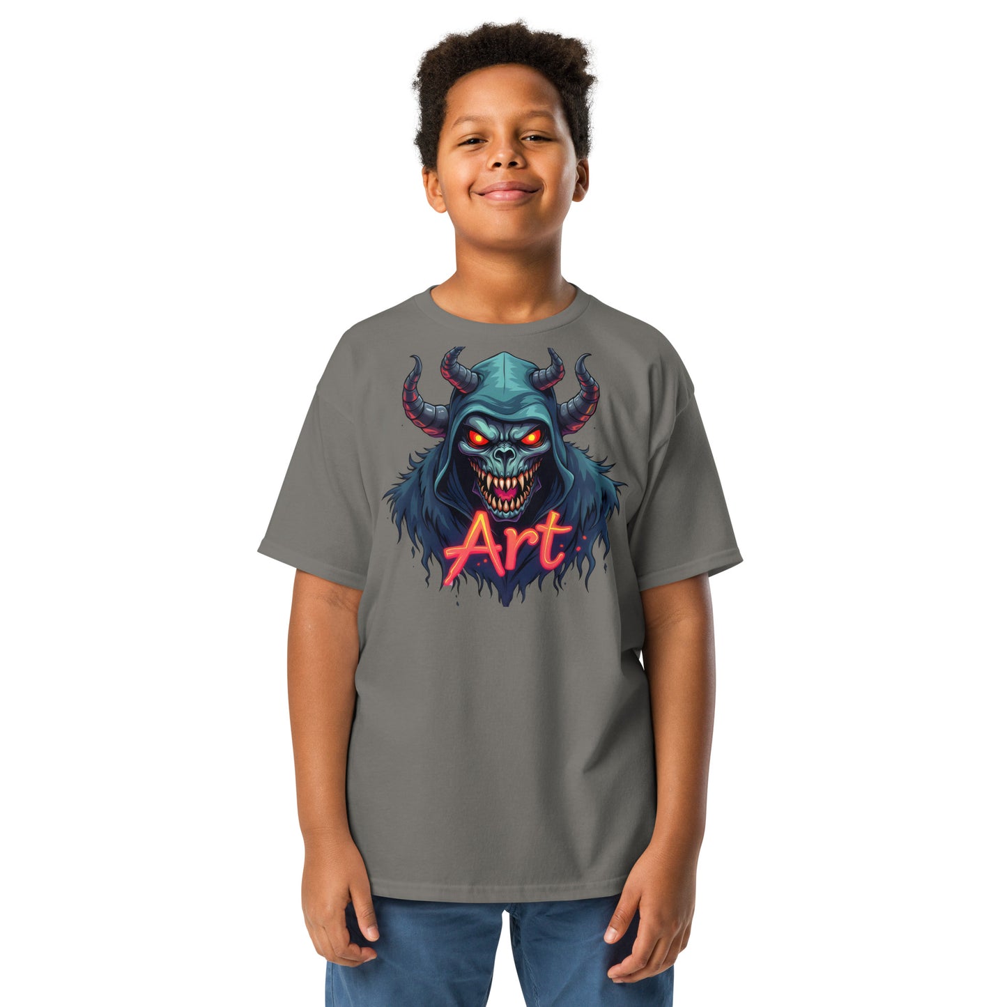 Youth Twin print AI Monster Arts series 2 classic tee