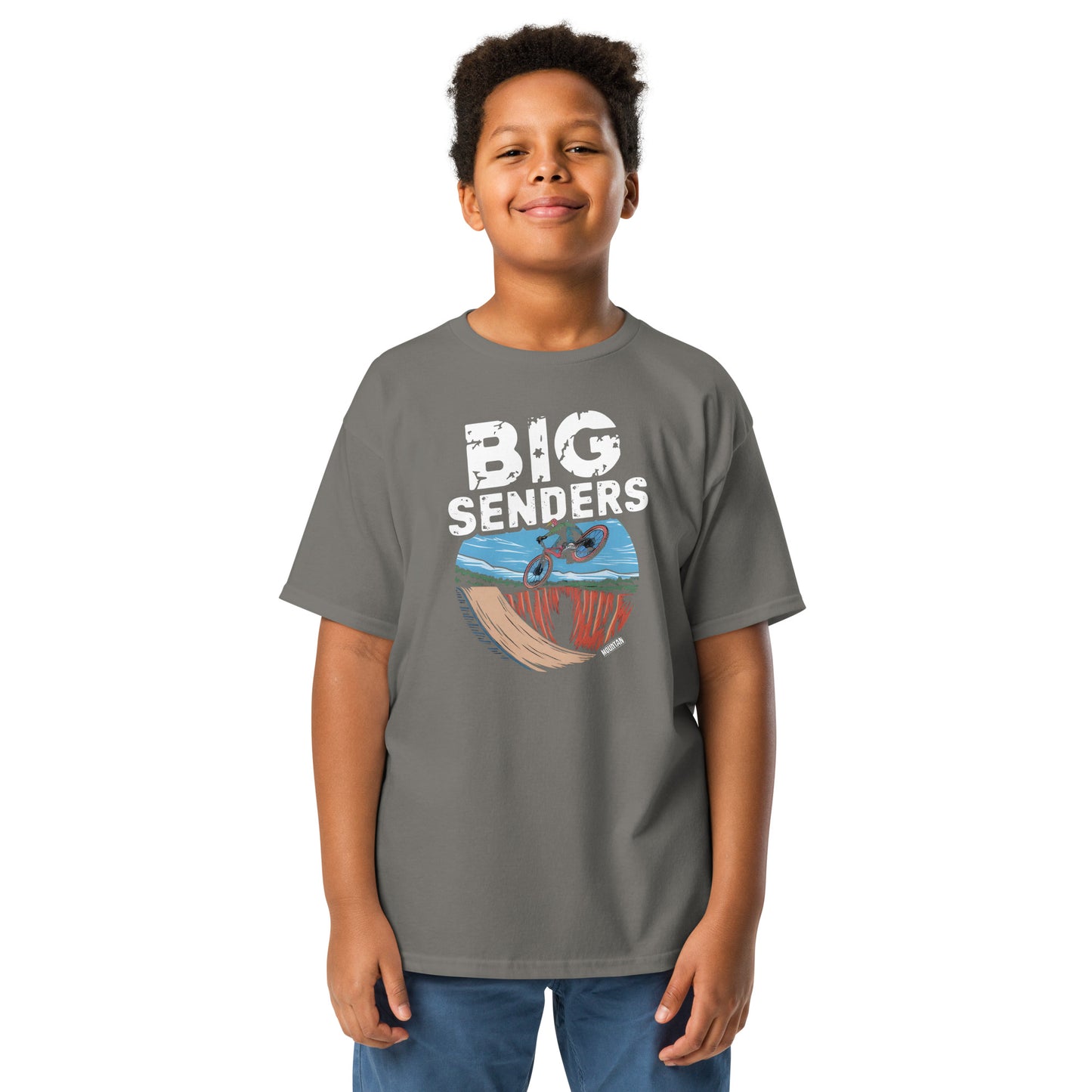 Youth Unisex Big sender illustration bike-park classic tee