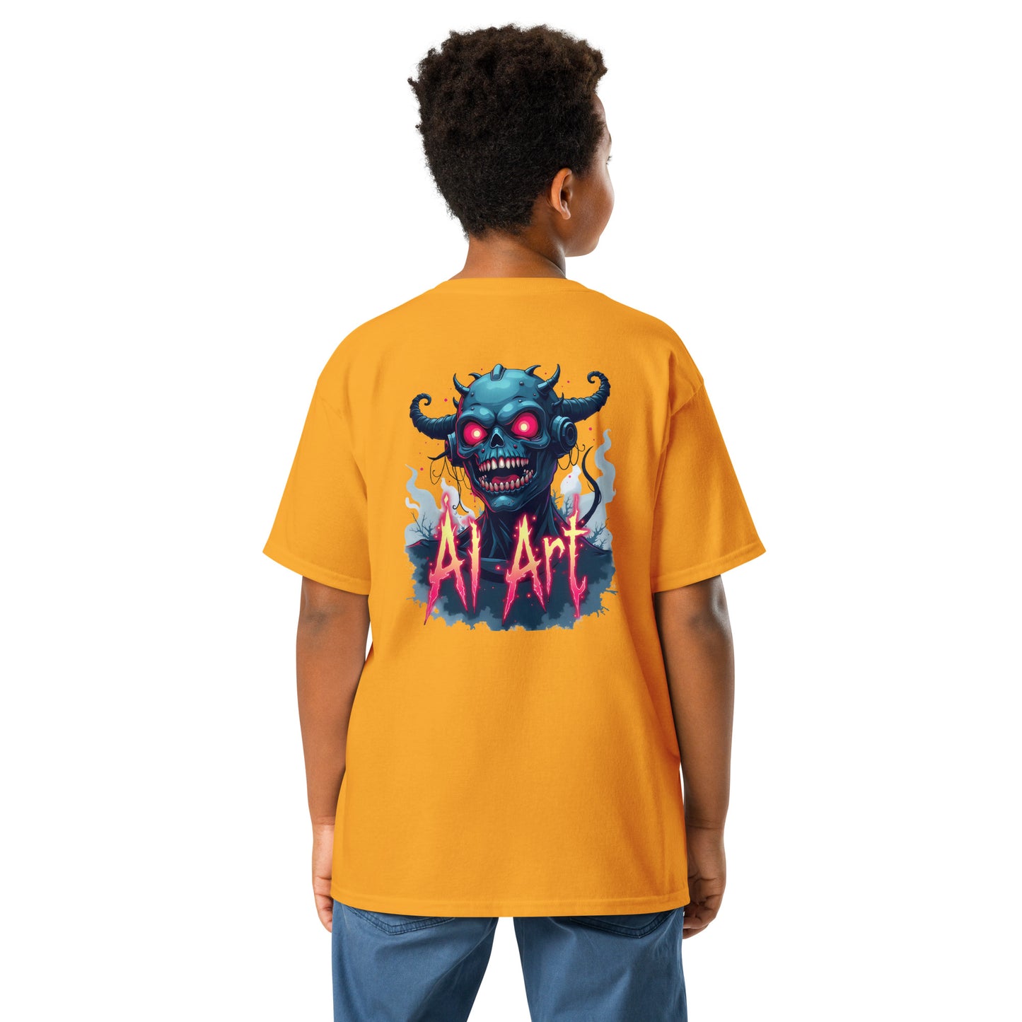 Youth Twin print AI Monster Arts series 2 classic tee