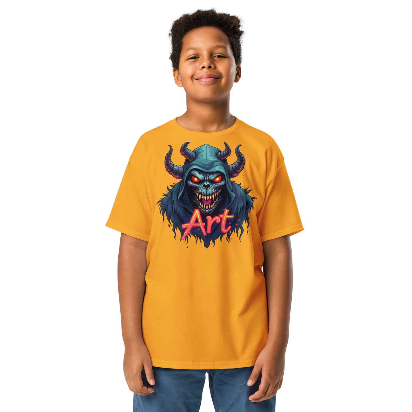 Youth Twin print AI Monster Arts series 2 classic tee