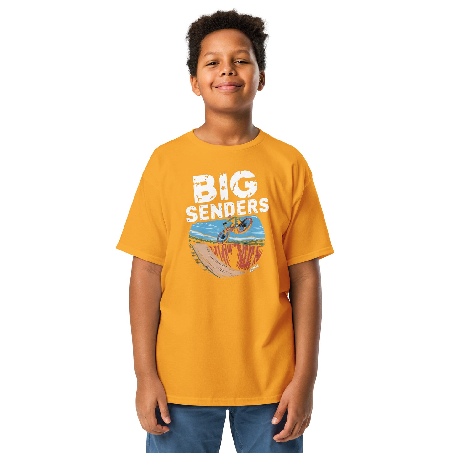 Youth Unisex Big sender illustration bike-park classic tee