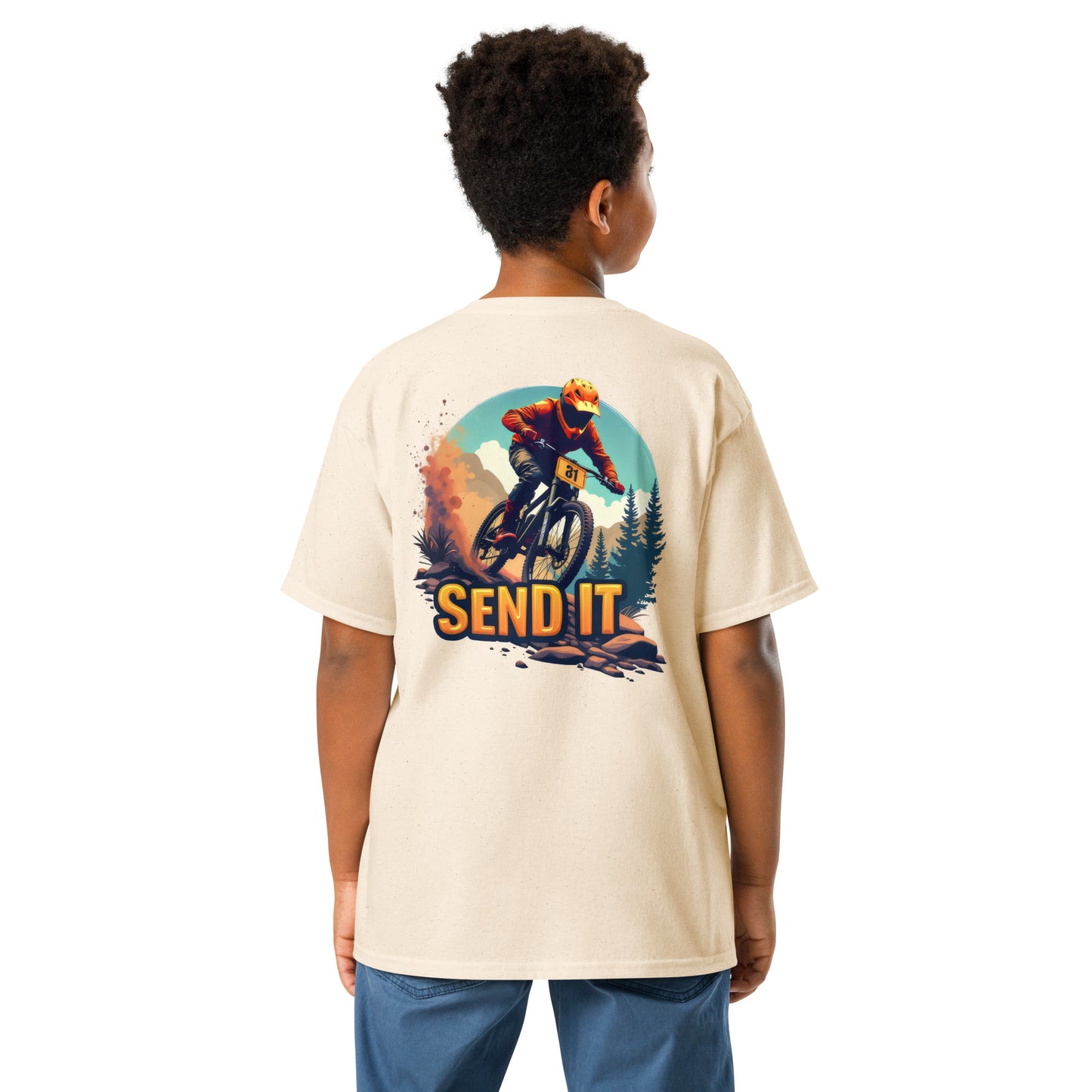 Youth Send it MTB classic tee
