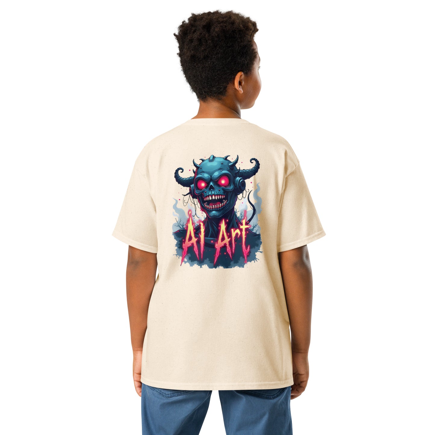 Youth Twin print AI Monster Arts series 2 classic tee