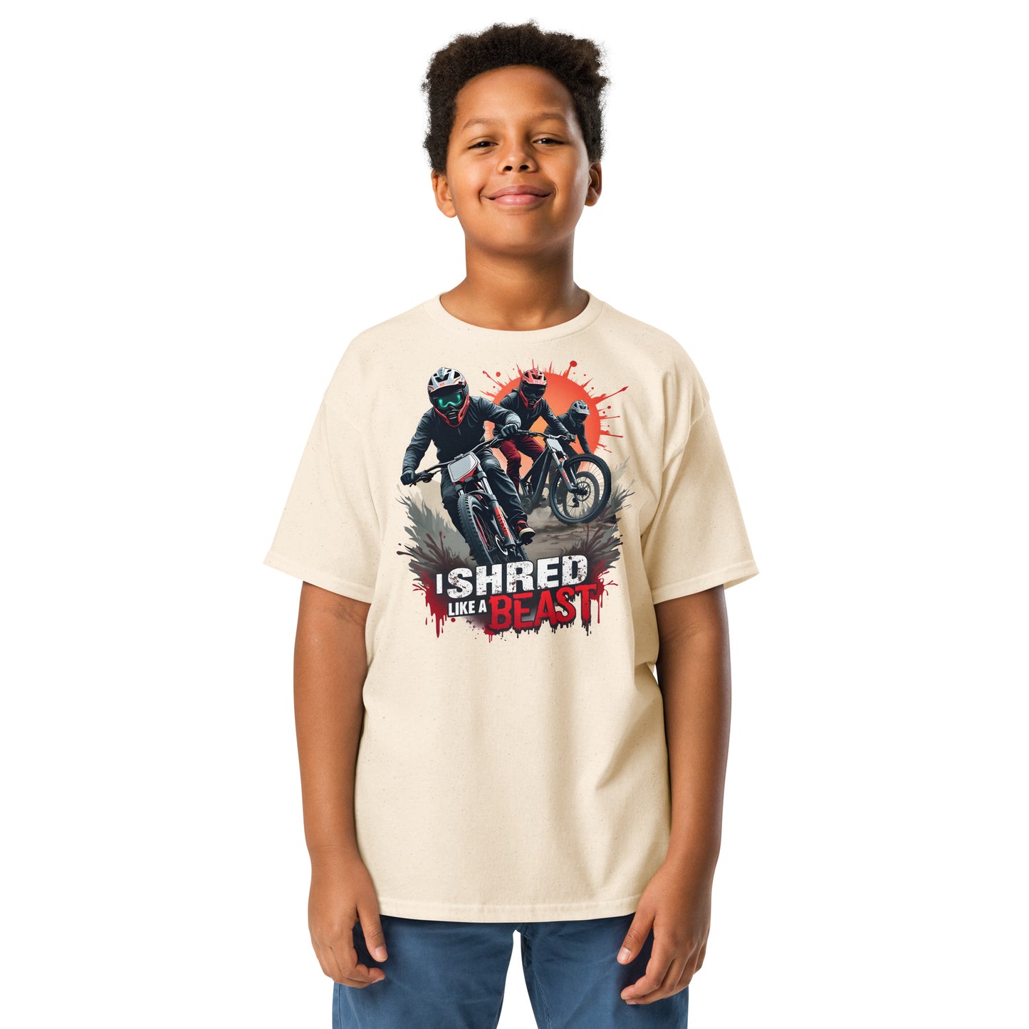 Youth I shred like a beast classic tee