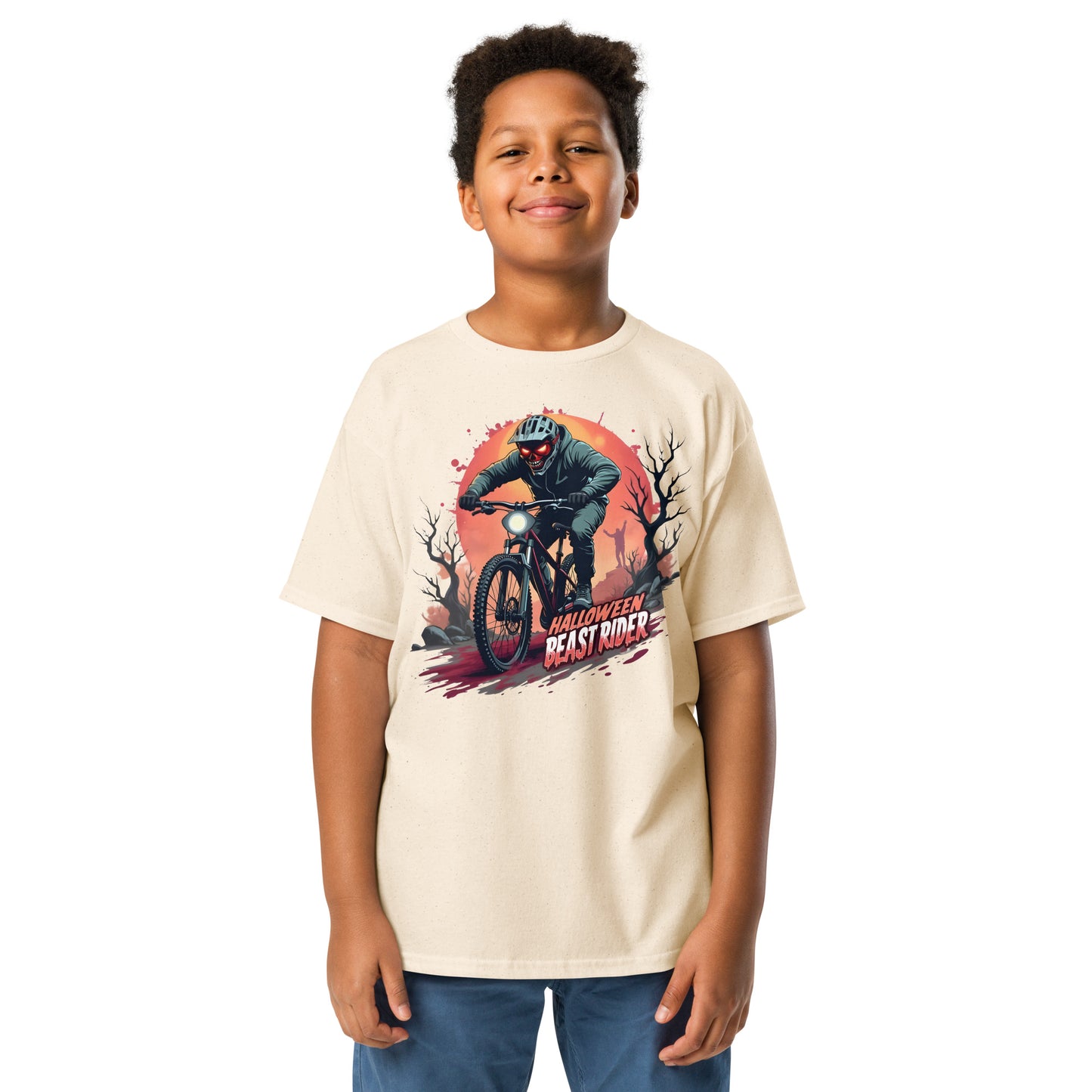 Youth Girls and boys Halloween rider classic tee