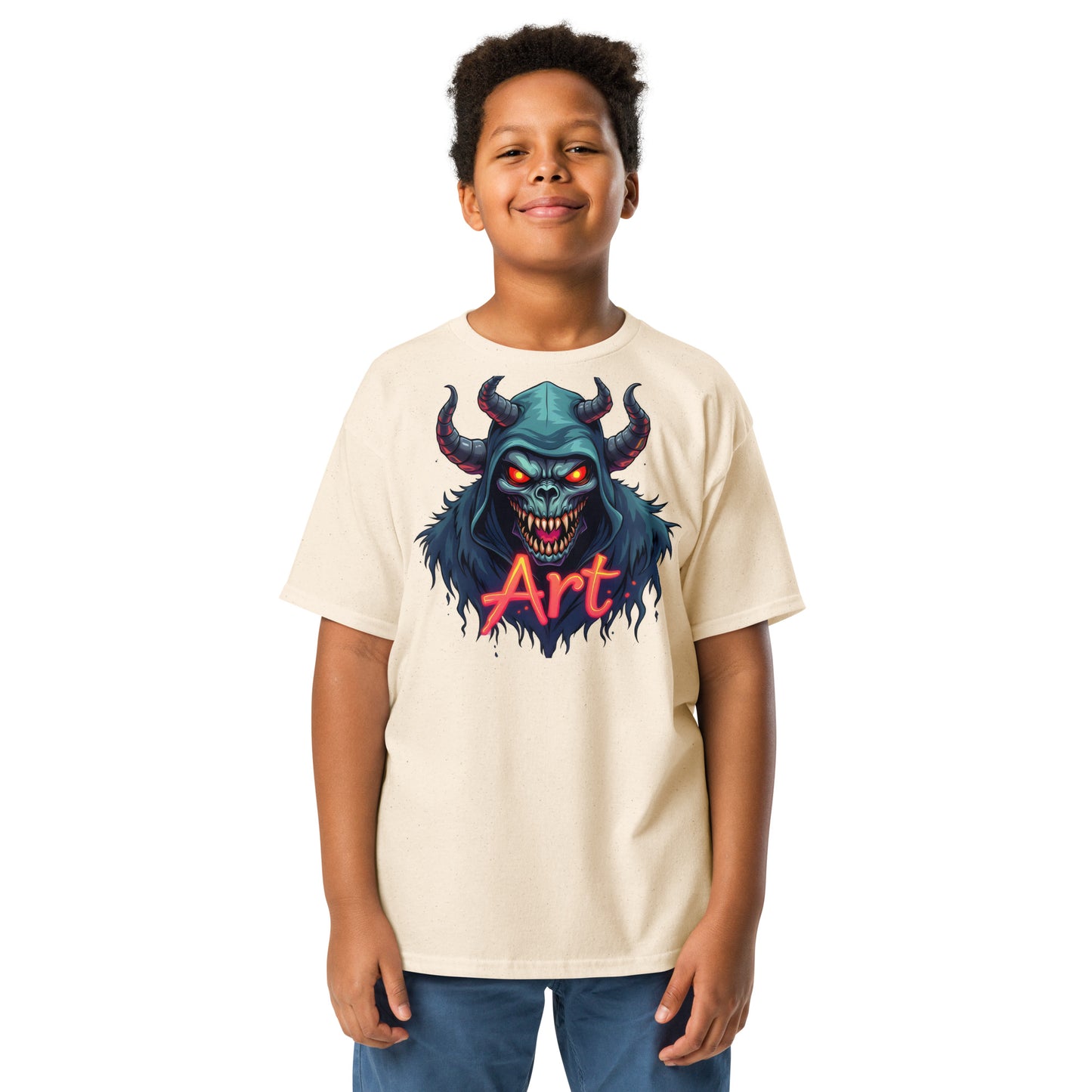 Youth Twin print AI Monster Arts series 2 classic tee