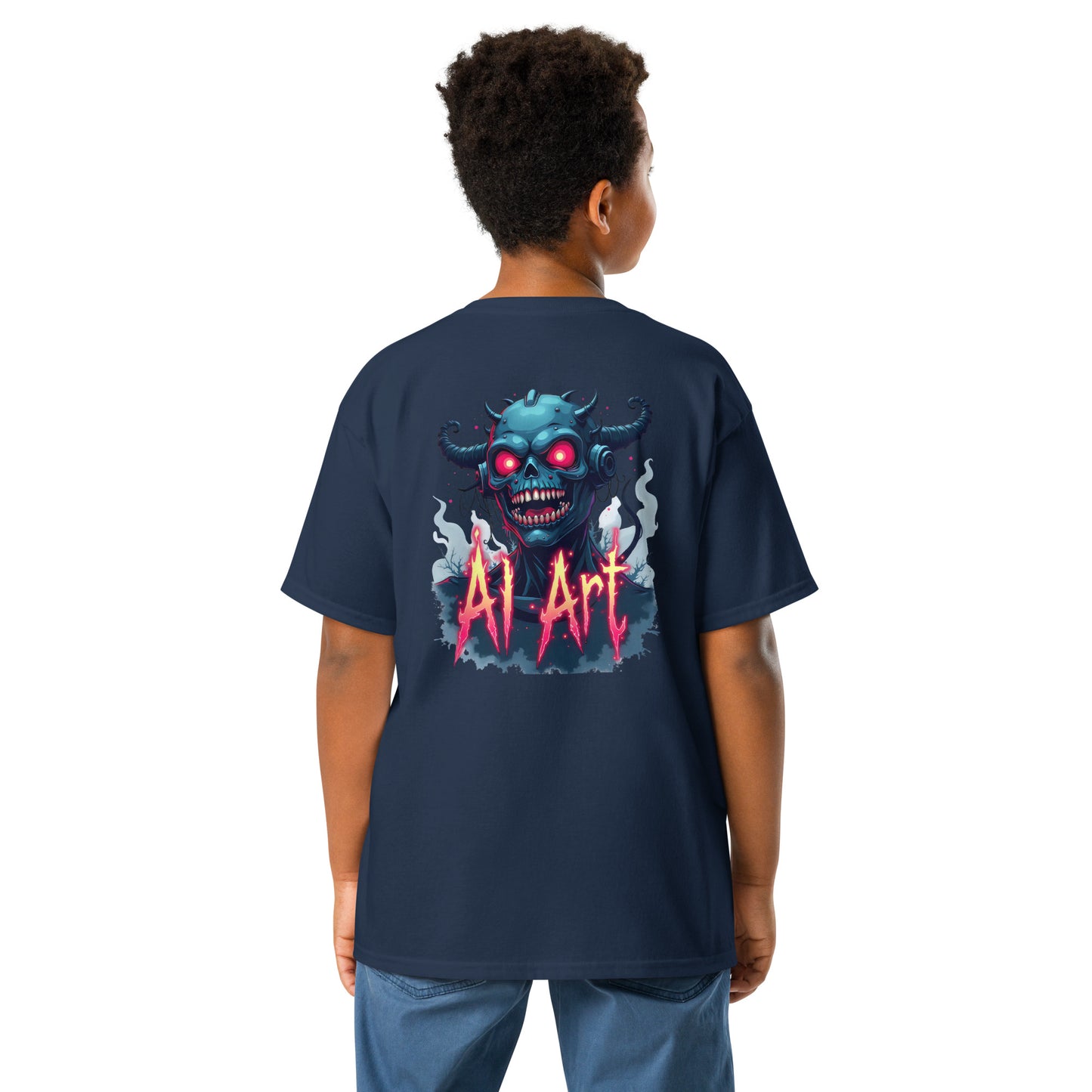 Youth Twin print AI Monster Arts series 2 classic tee