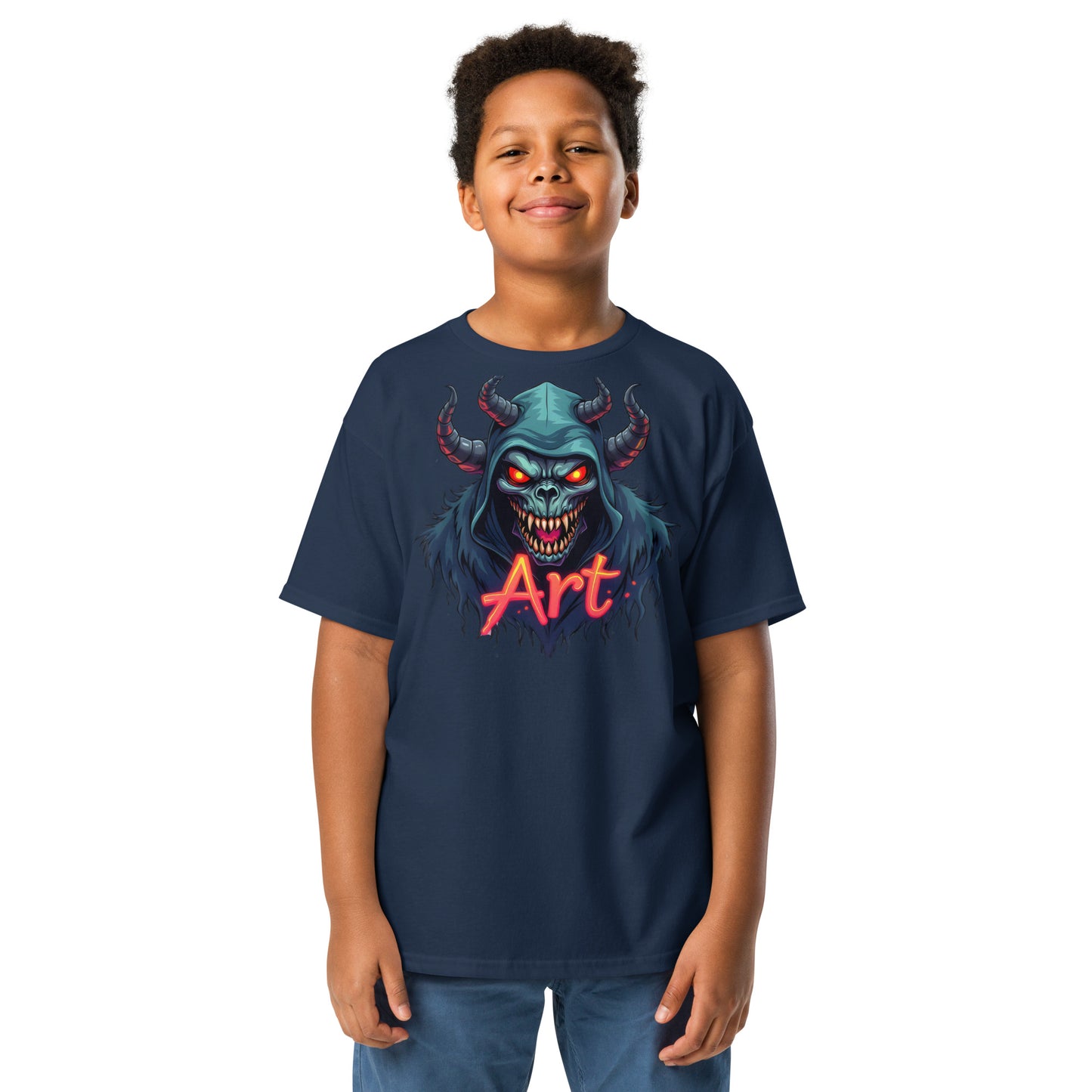 Youth Twin print AI Monster Arts series 2 classic tee