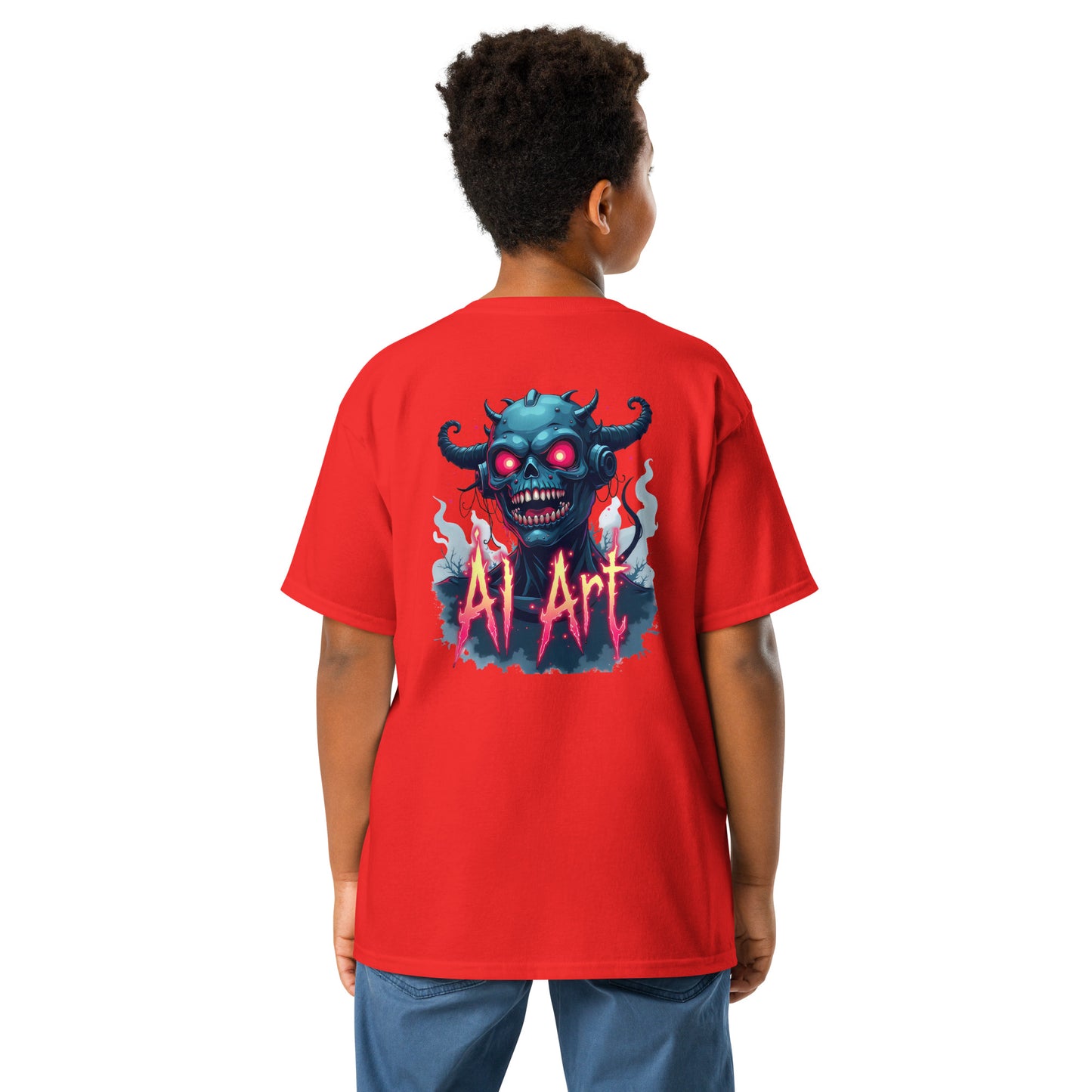 Youth Twin print AI Monster Arts series 2 classic tee