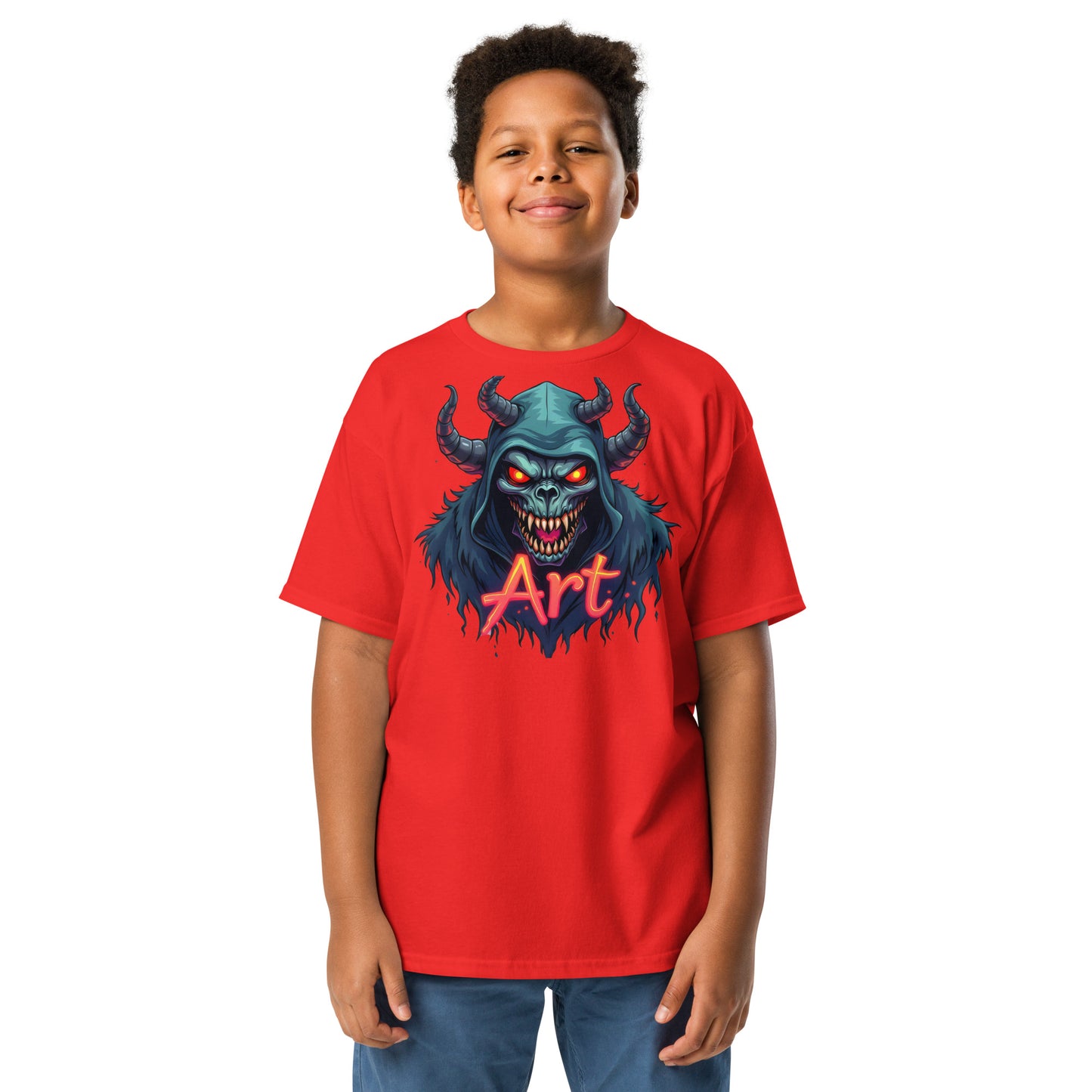 Youth Twin print AI Monster Arts series 2 classic tee