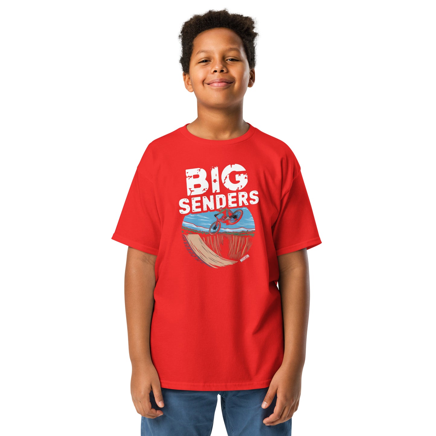 Youth Unisex Big sender illustration bike-park classic tee