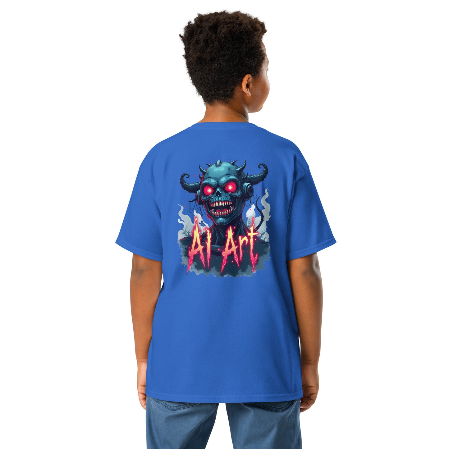 Youth Twin print AI Monster Arts series 2 classic tee