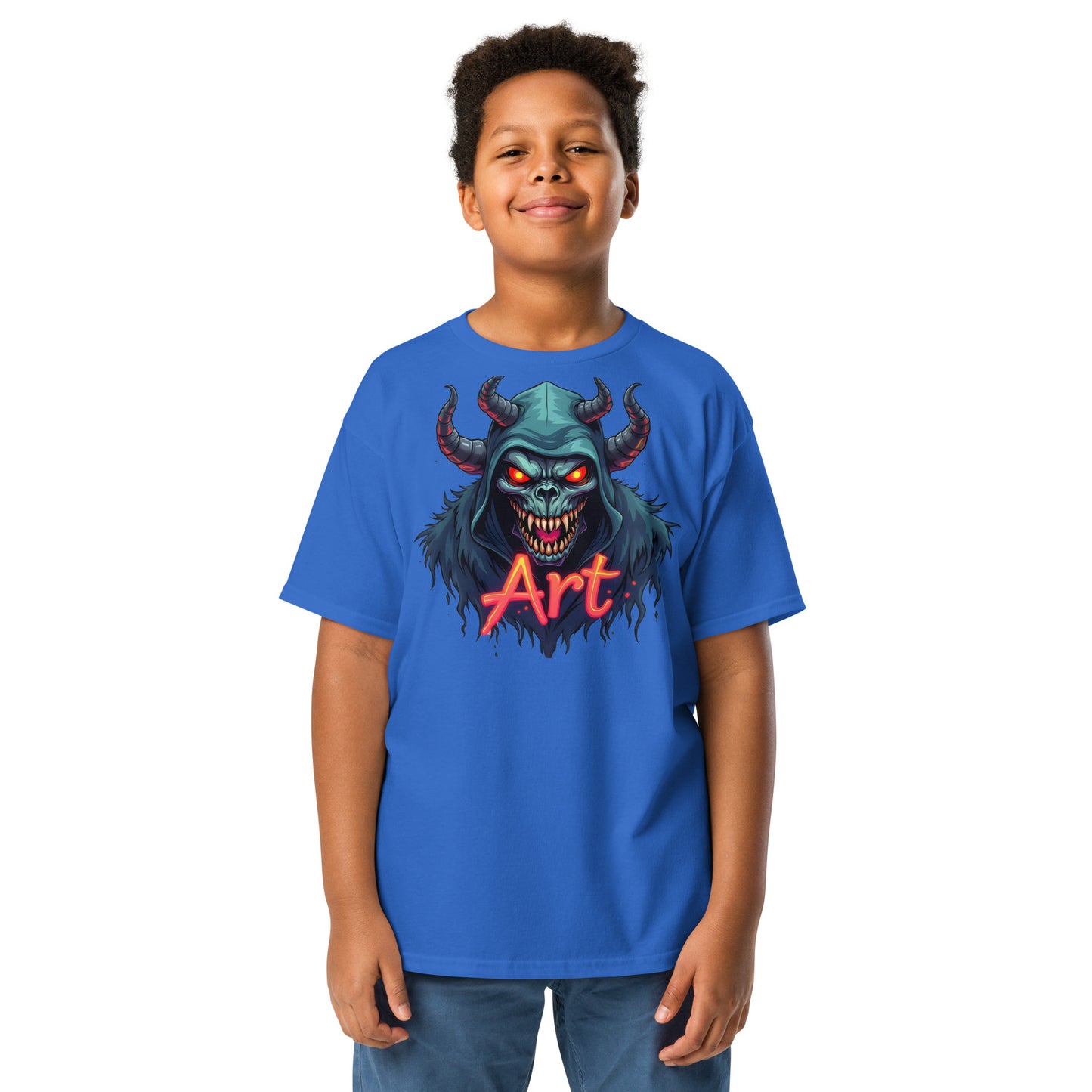 Youth Twin print AI Monster Arts series 2 classic tee