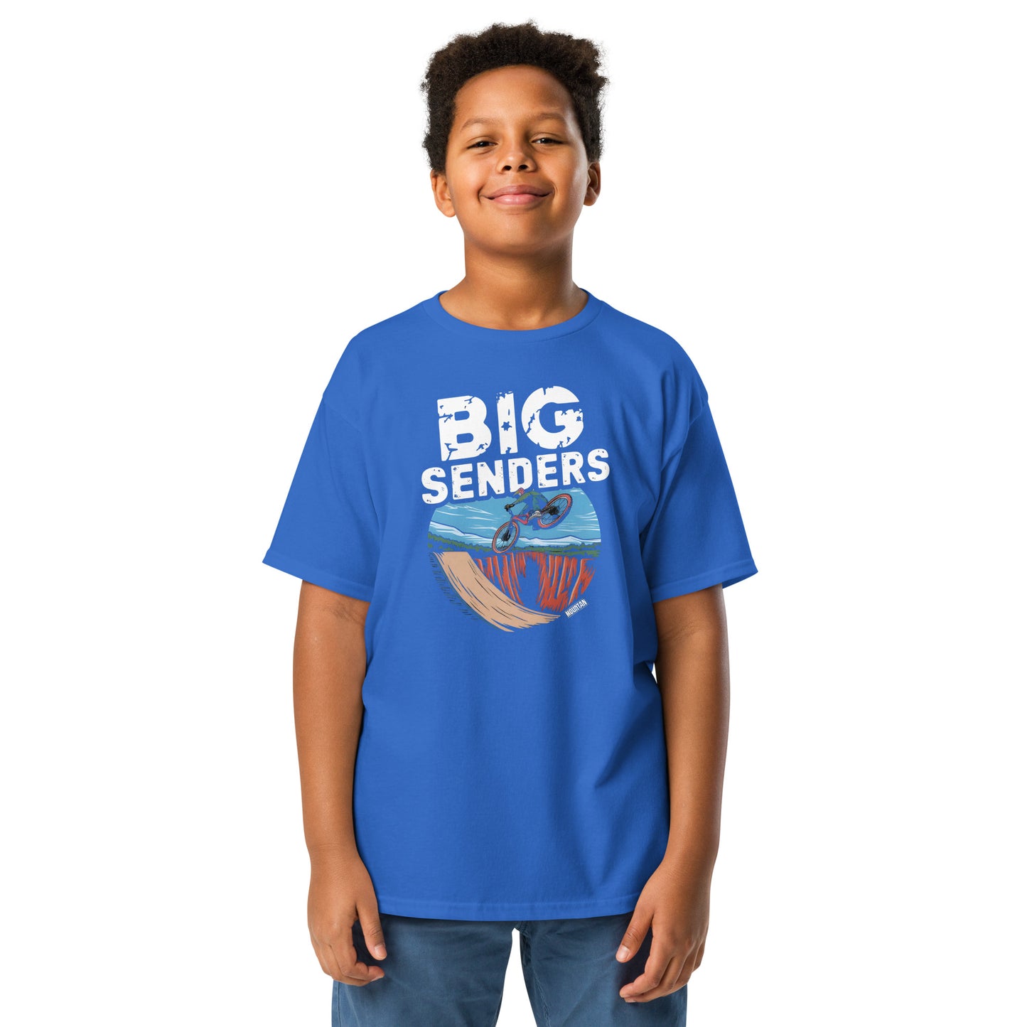 Youth Unisex Big sender illustration bike-park classic tee