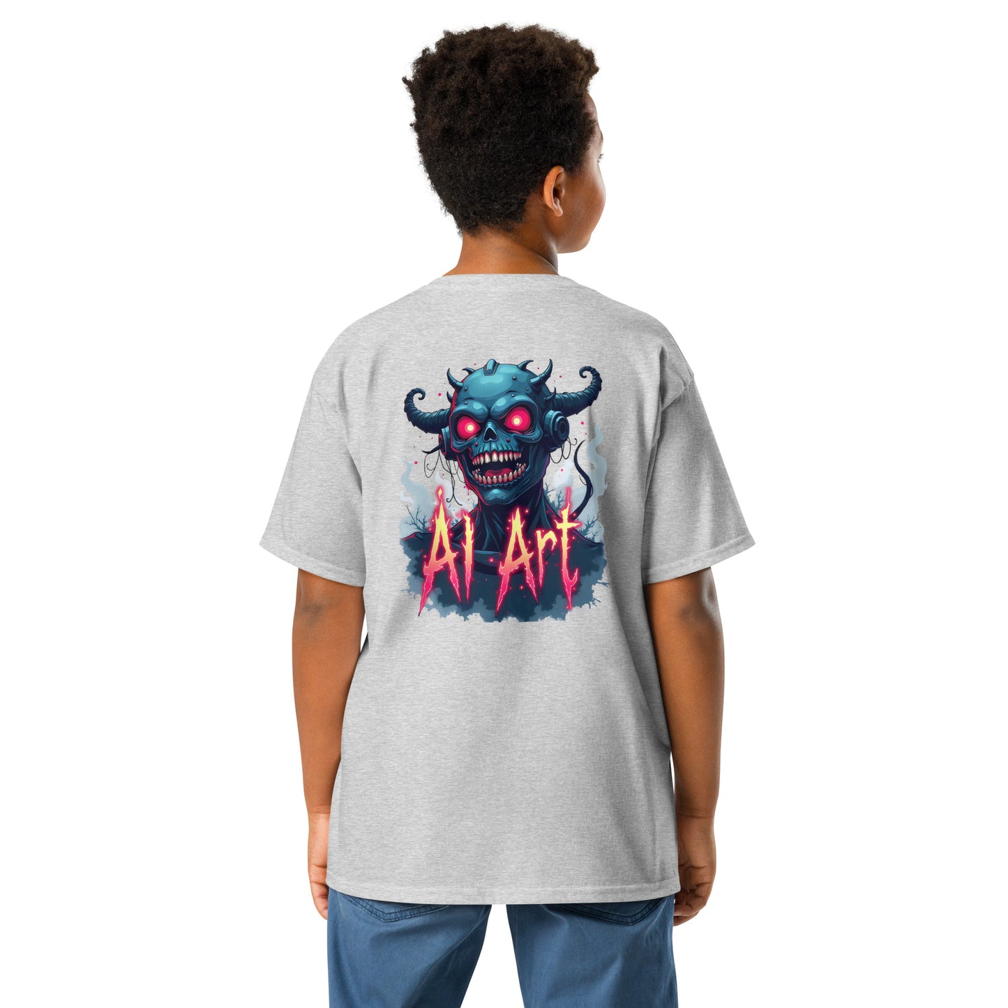 Youth Twin print AI Monster Arts series 2 classic tee