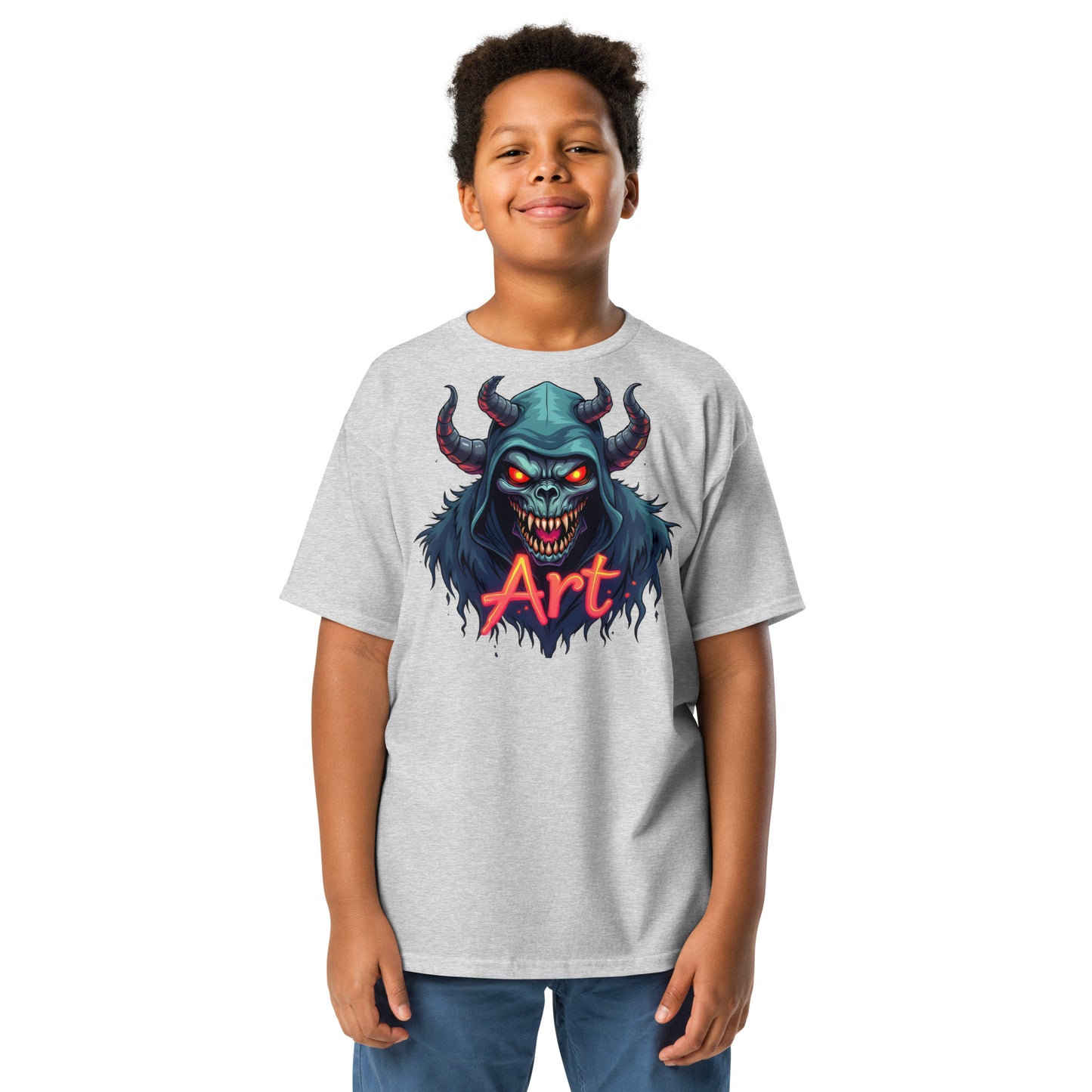 Youth Twin print AI Monster Arts series 2 classic tee