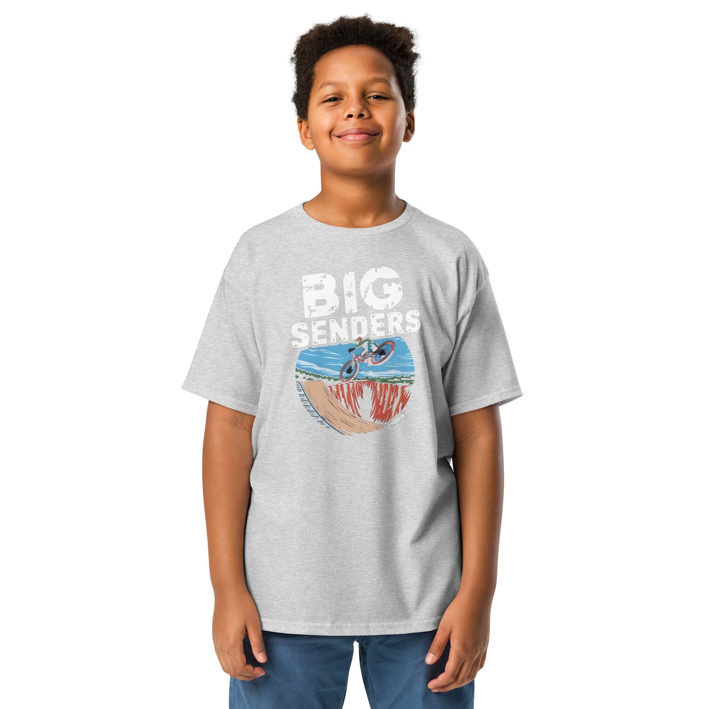 Youth Unisex Big sender illustration bike-park classic tee