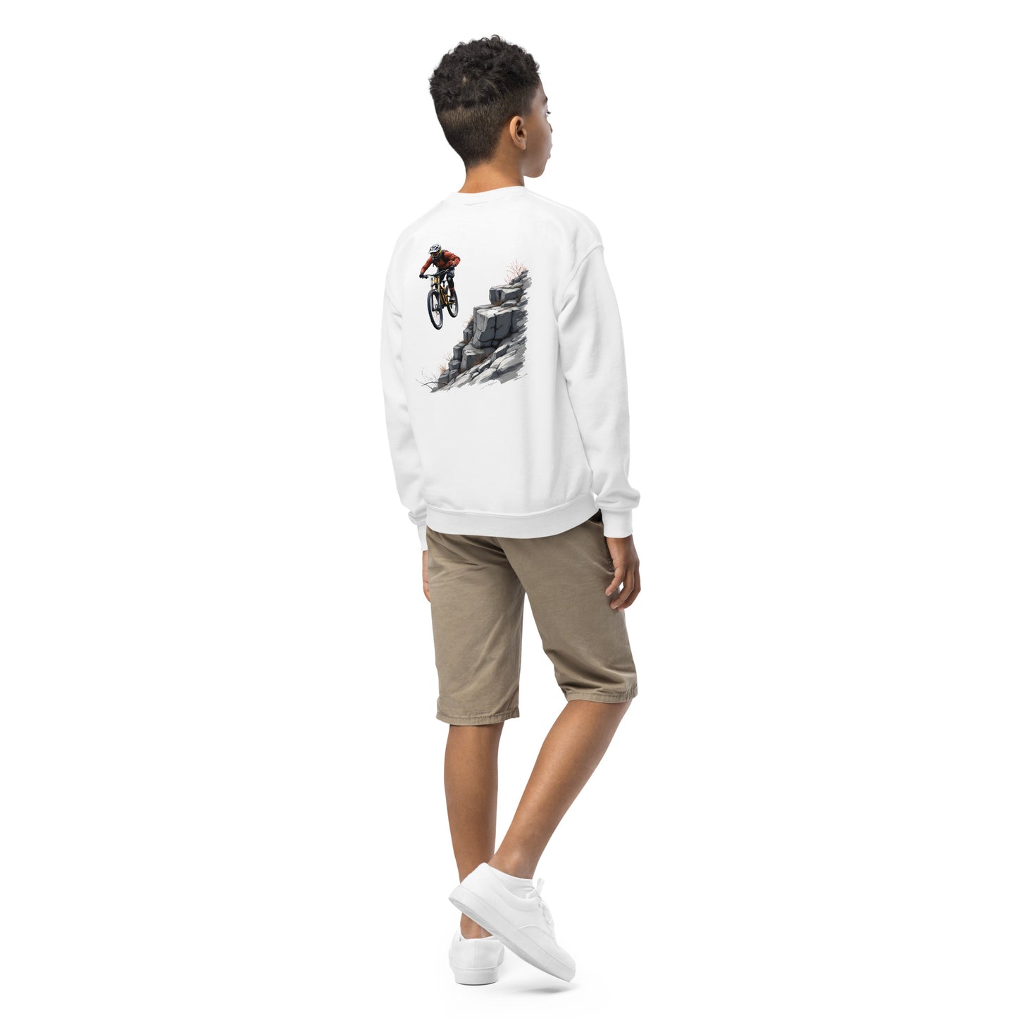 Youth Extreme cinder crewneck sweatshirt