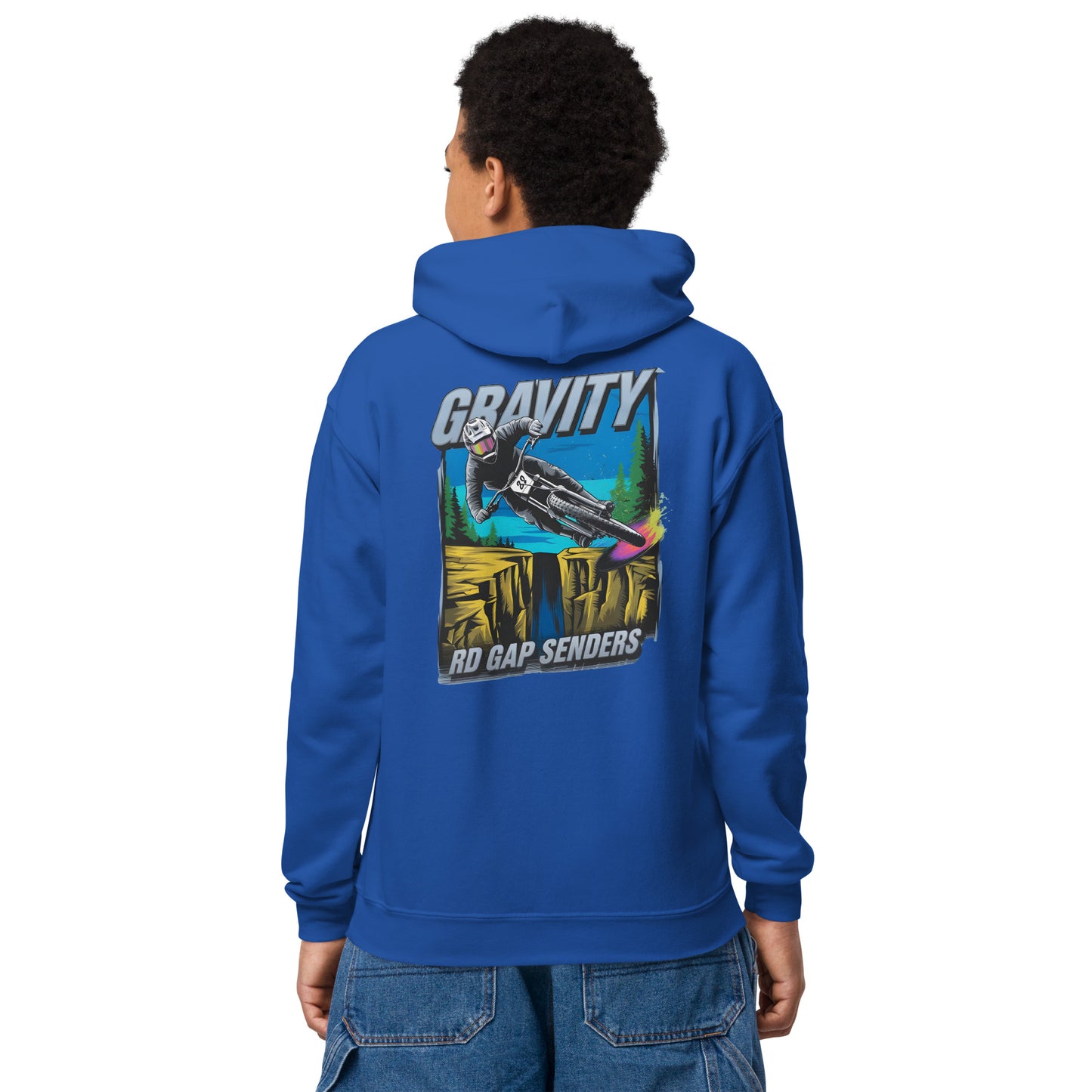 Youth Unisex Gravity Rd gap Sender heavy blend hoodie