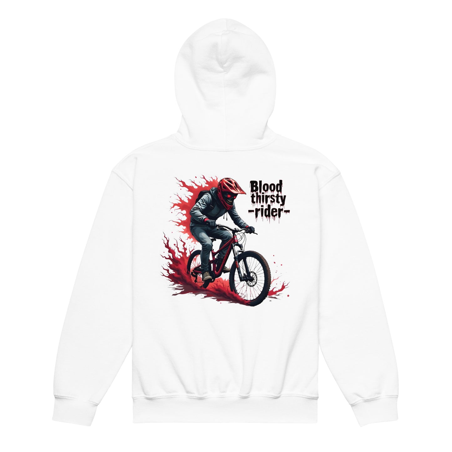 Youth blood thirsty rider heavy blend hoodie