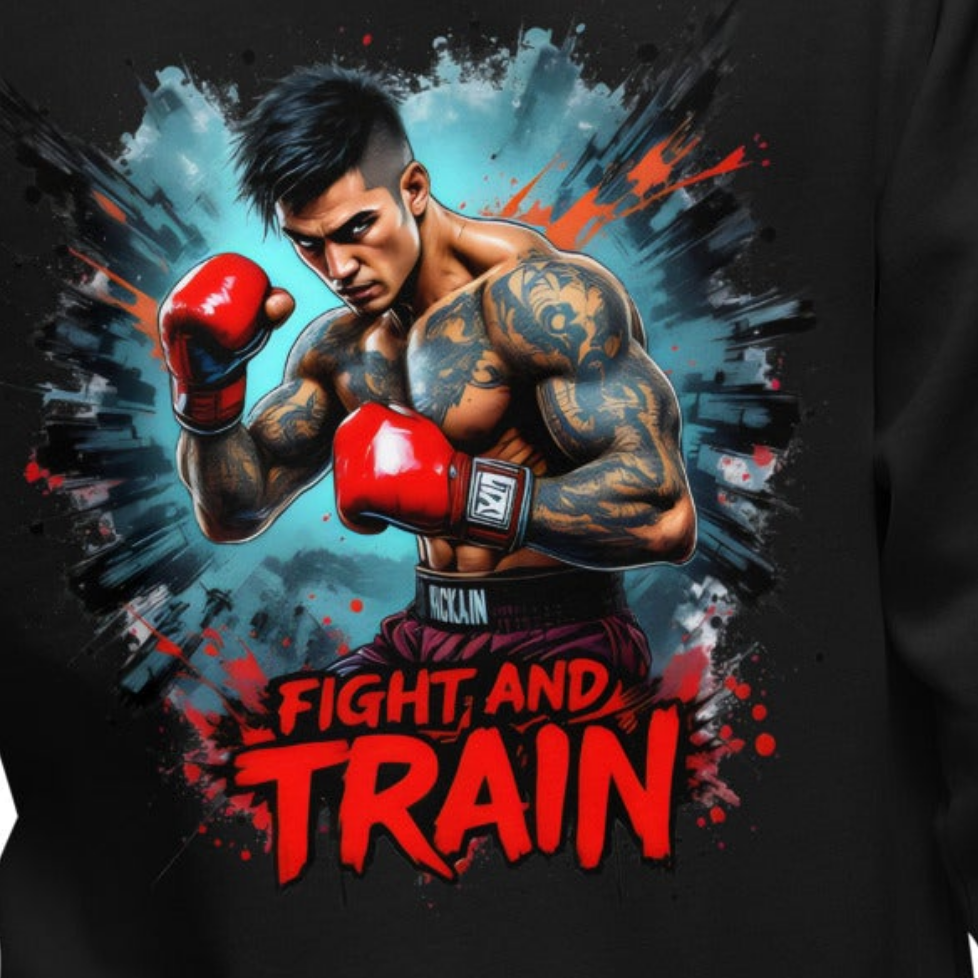 Unisex oversize Fight and train kickboxer Premium Sweatshirt