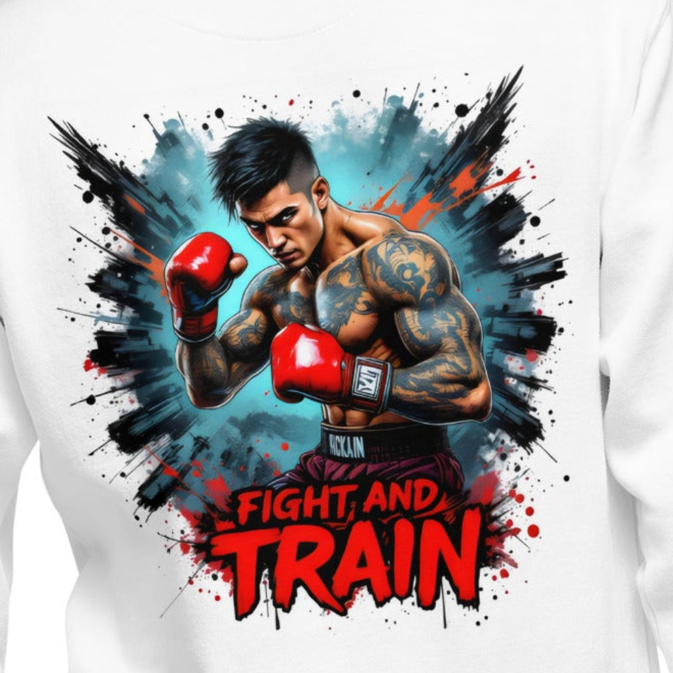 Unisex oversize Fight and train kickboxer Premium Sweatshirt